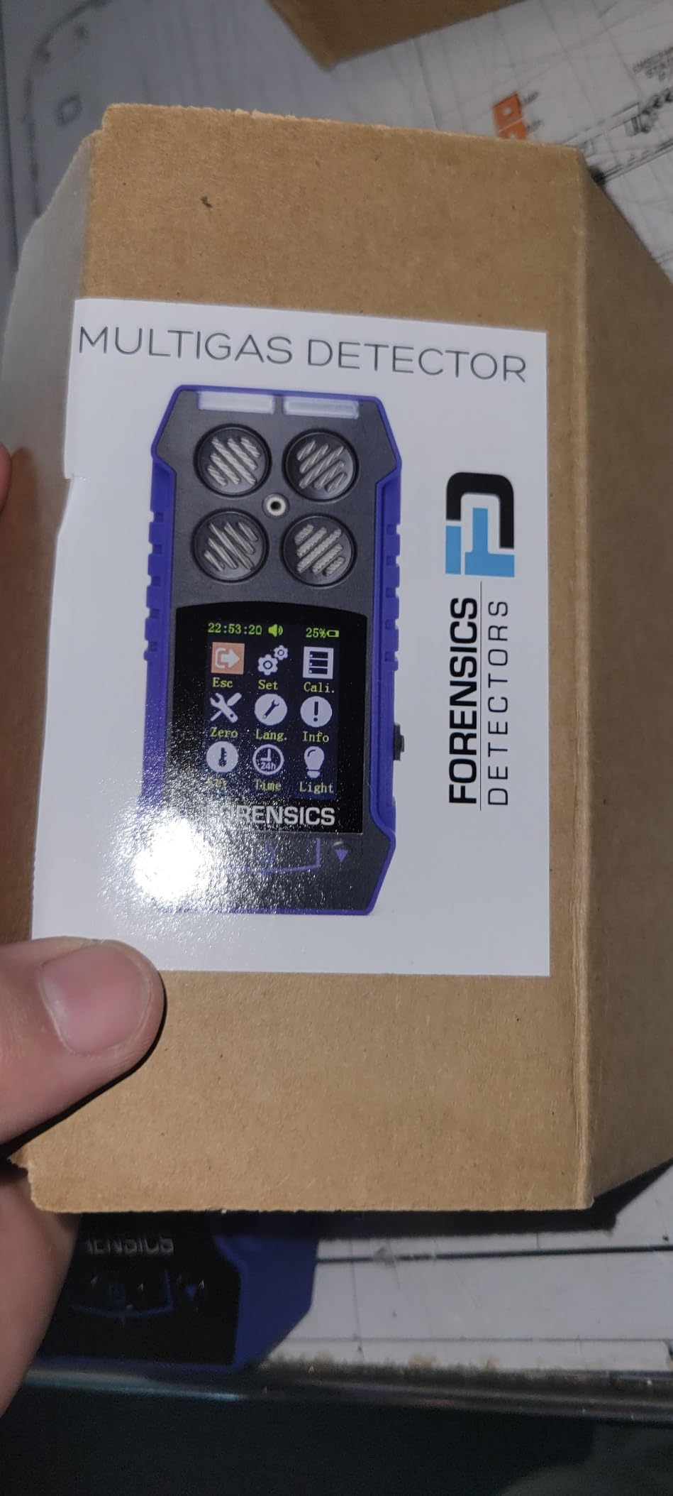 Multigas Detector Analyzer + Pump with Probe | USA NIST Calibration | Confined Space Entry Testing | USB Recharge | 4 Sensors - CO, H2S, O2, EX LEL customer photo 1