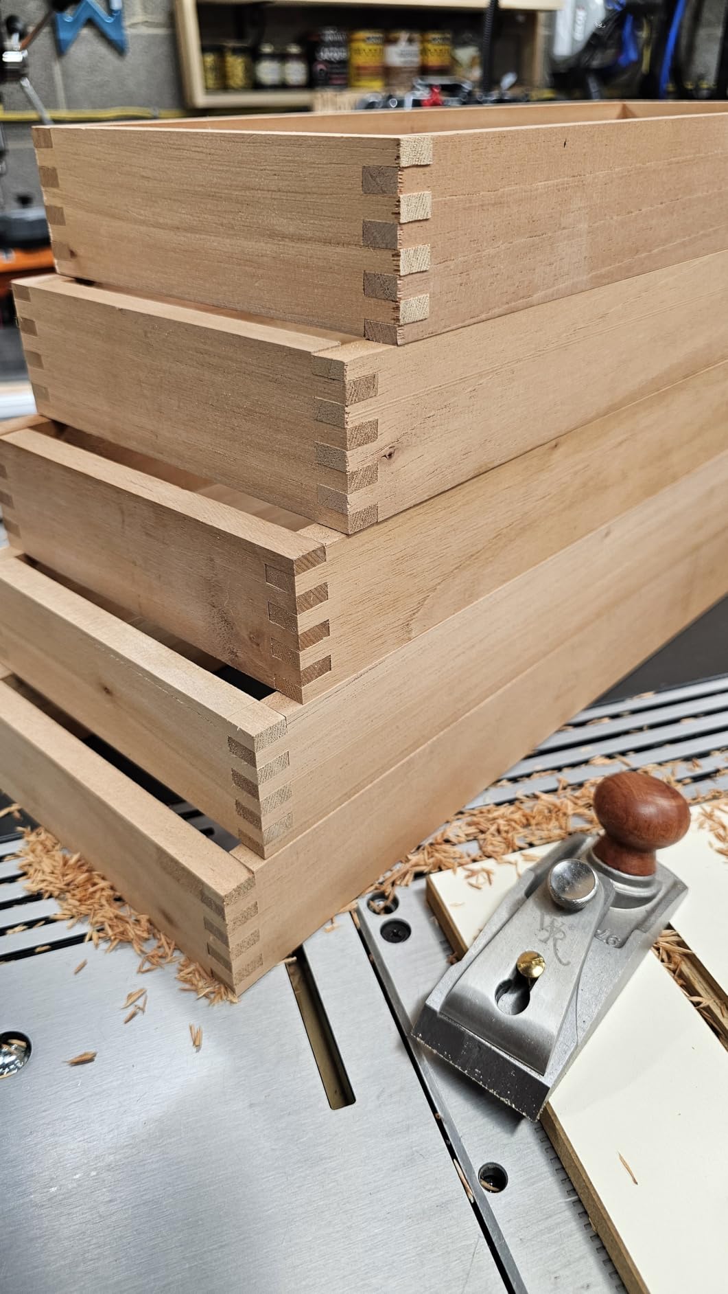 Router Table Box Joint Jig - Finger Joint Indexing Keys w/Three Finger Widths ¼