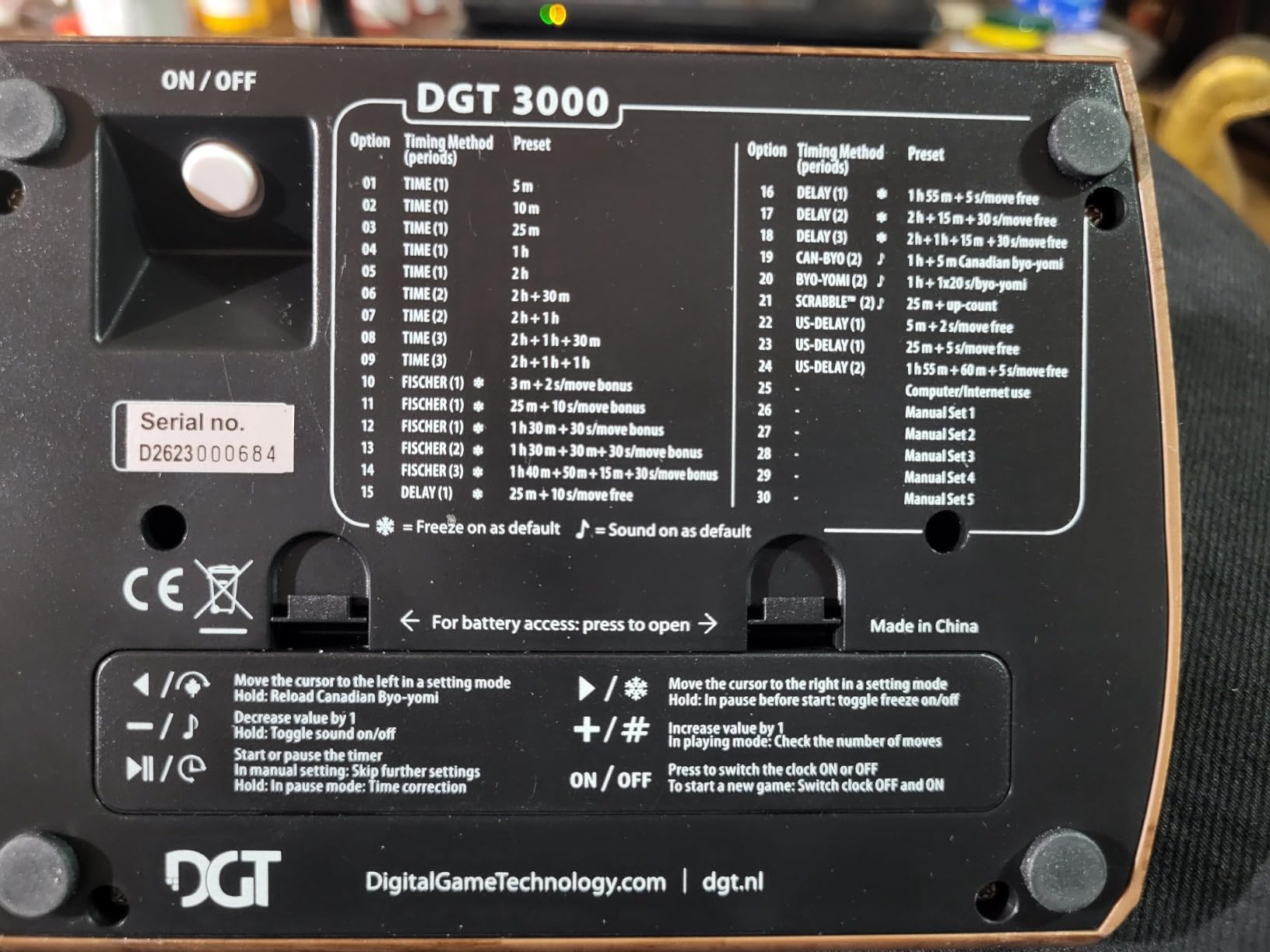 DGT3000 LE - Fide Approved Limited Edition Chess Timer customer photo 1