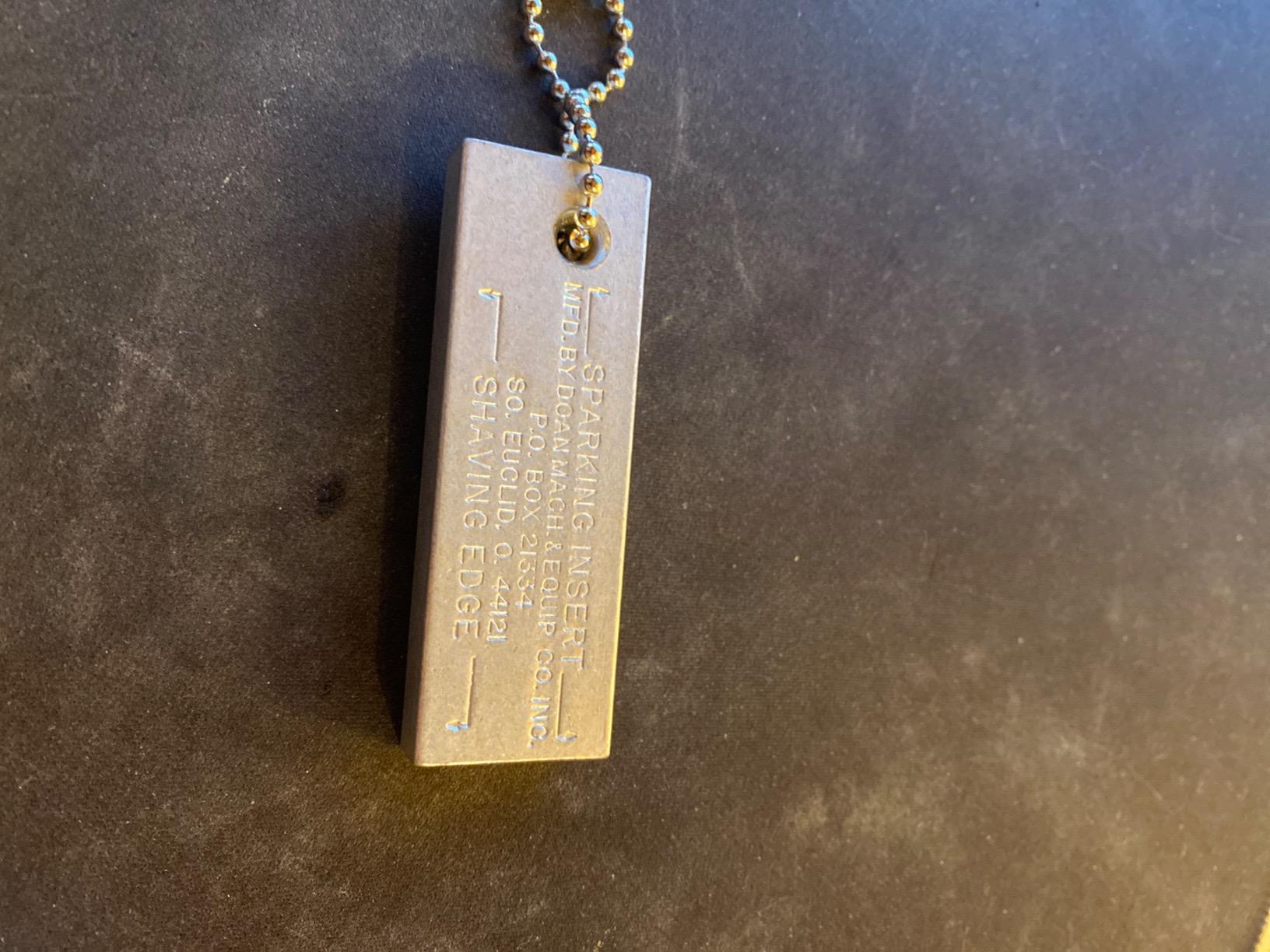 Tag-Z Doan Magnesium Fire Starter - Doan US Military Fire Starter - Government Issue Military Fire Starter Replica customer photo 1