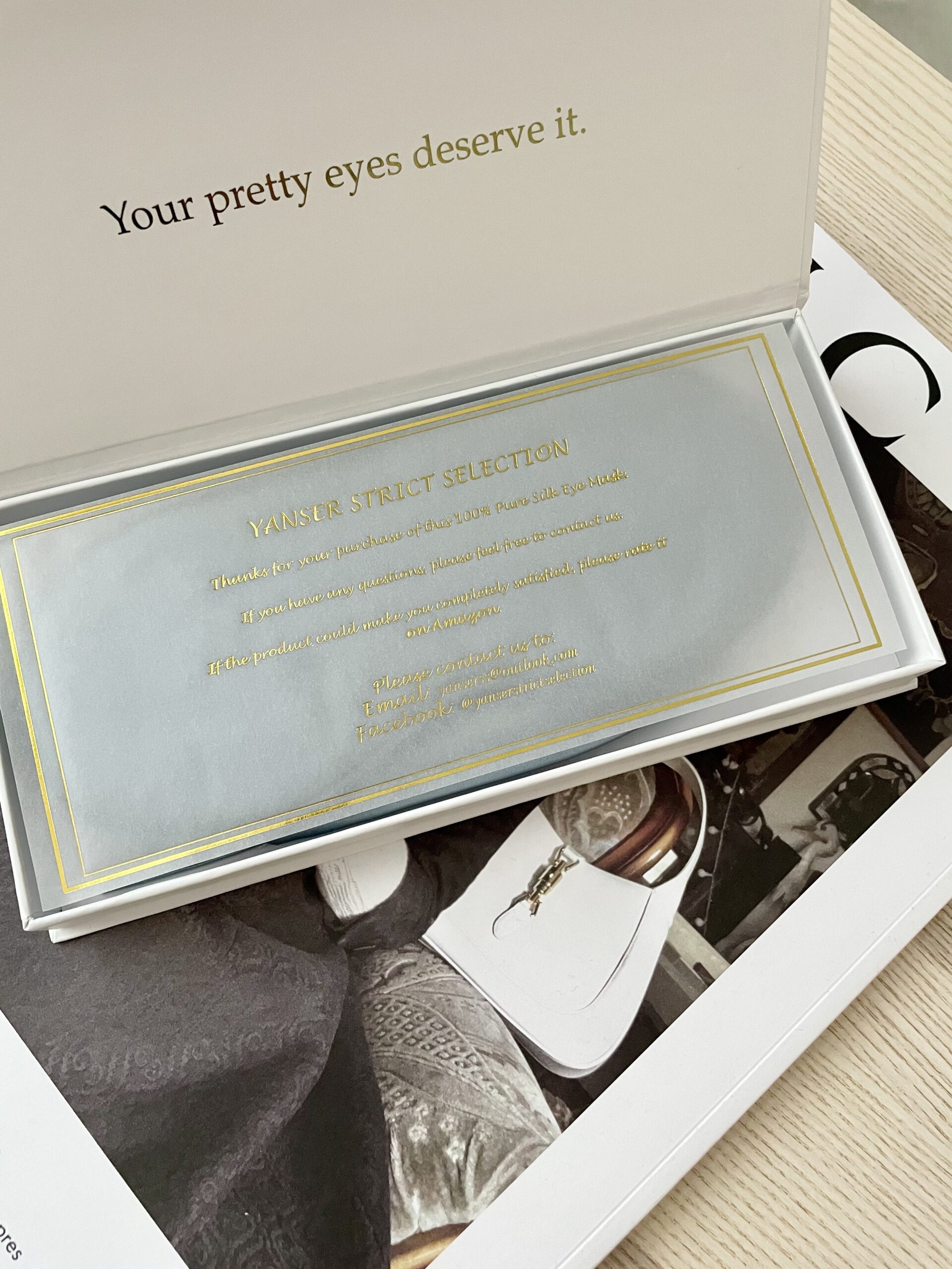 Silk Sleep Mask Light Blocking Luxury 100% Mulberry 19mm Silk Eye Mask Eye Cover Blindfold Ultra Soft Light & Comfy Anti Aging Skin Care with Travel Bag Gift Package customer photo 1