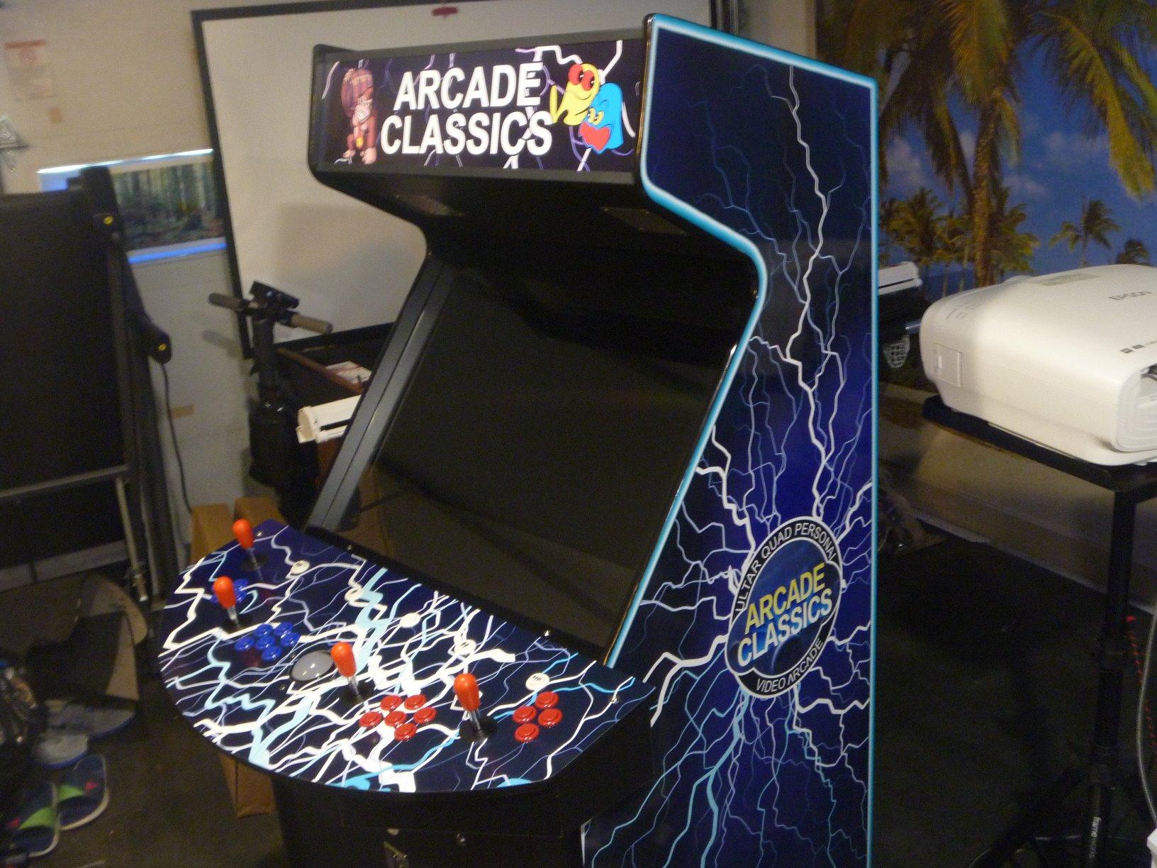 Creative Arcades Full Size Stand-Up Commercial Grade Arcade Machine | 4 Player | 3500 Games | 32