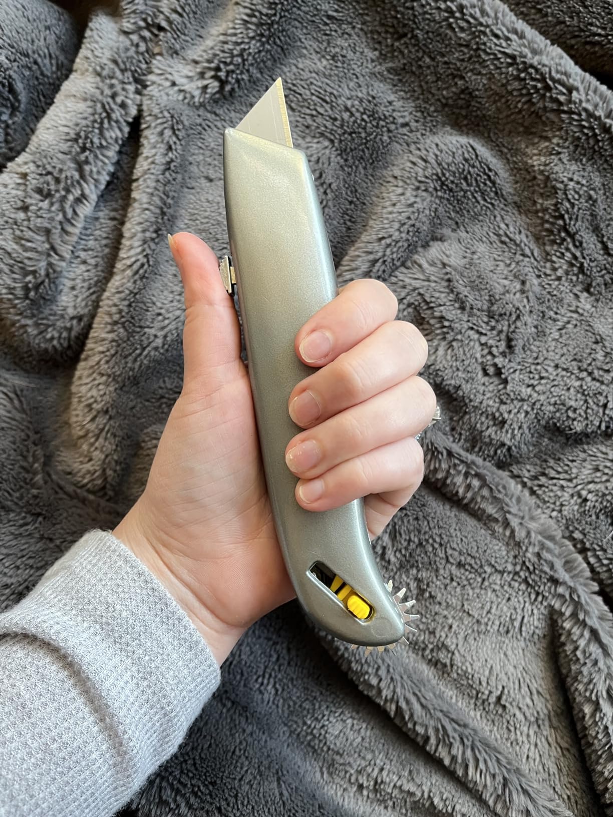 Box Resizer Tool with Scoring Wheel - Utility Knife Cardboard Scorer, Reducer - Box Cutter Sizer Tool for Resizing Reducing Size of Shipping Boxes customer photo 1