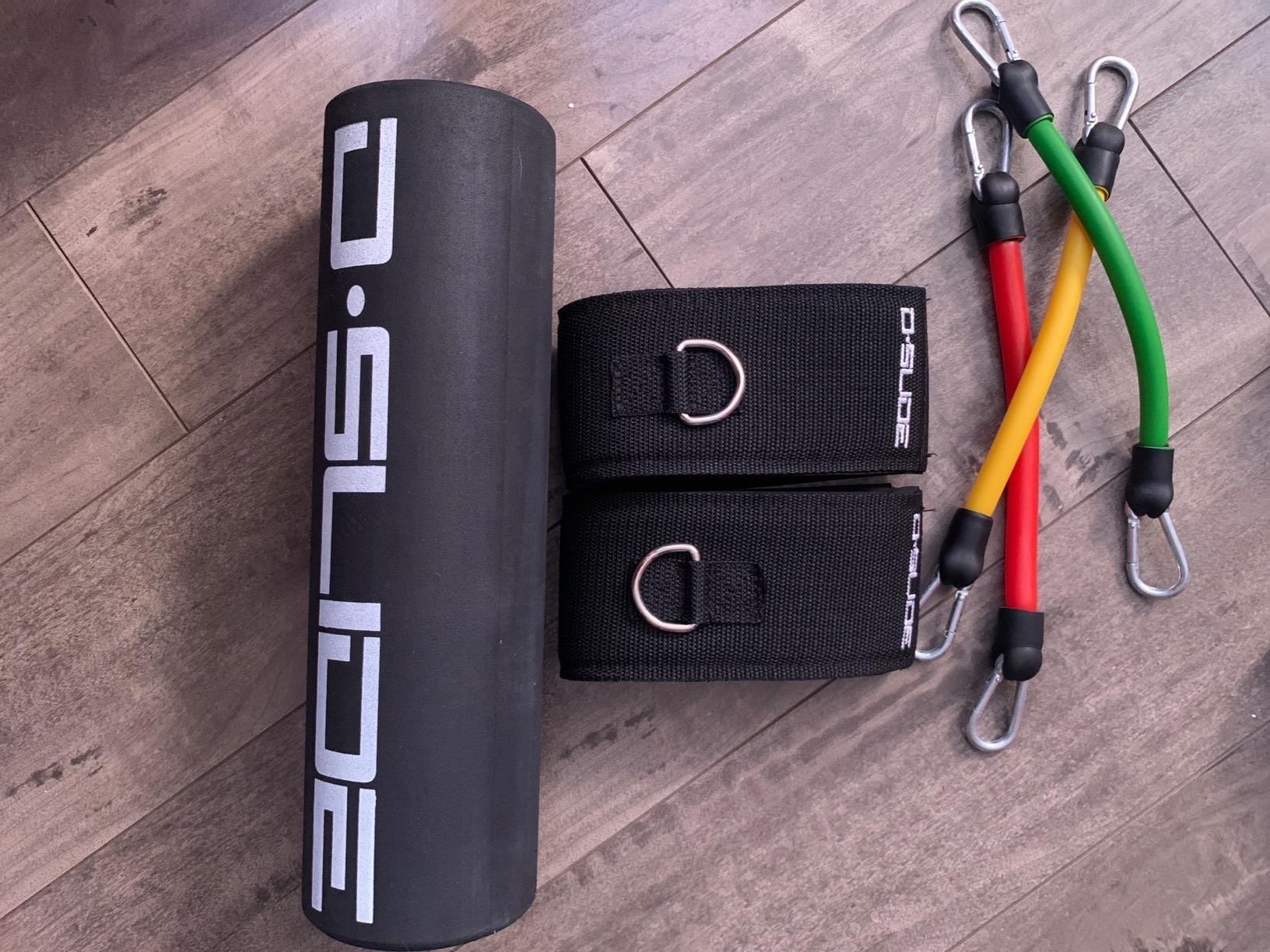 The Official D-Slide Basketball Training Equipment aids in Perfecting The Defensive Slide | Develops lateral Quickness Including Shooting and Dribbling Skills. customer photo 1