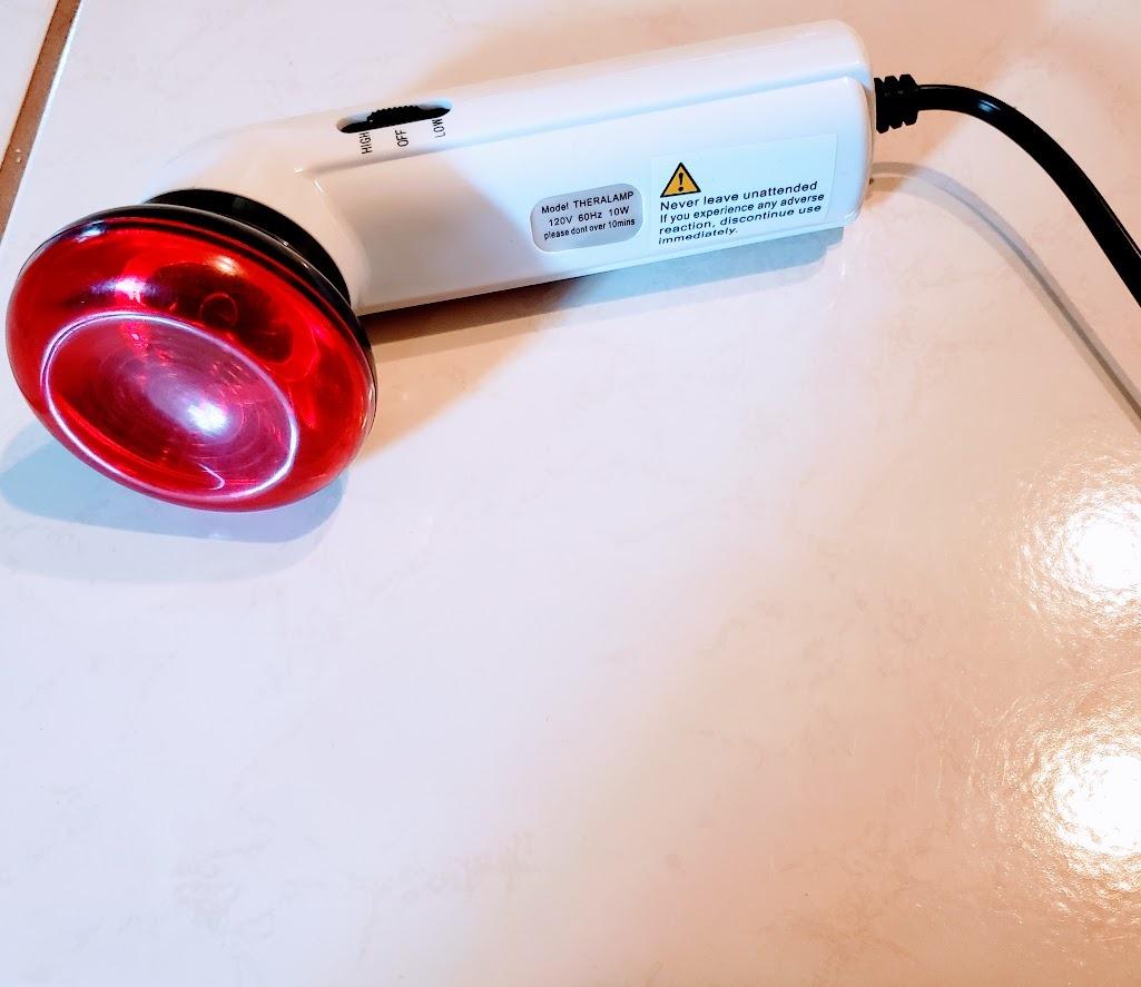 M PAIN MANAGEMENT TECHNOLOGIES Red Light Therapy Infrared Heating Wand by Theralamp - Handheld Heat Lamp Includes Replacement Bulb - Muscle Pain Relief and Increased Blood Circulation customer photo 2