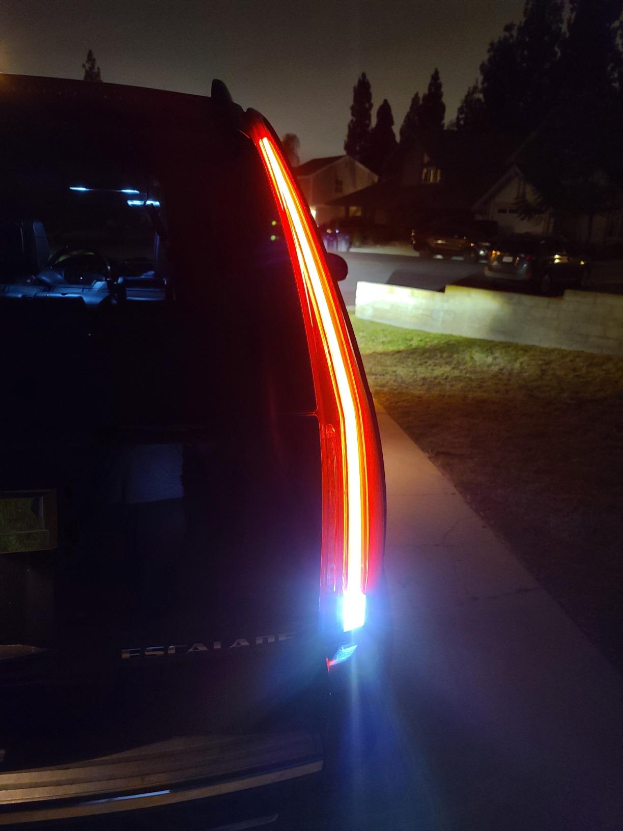 YUANZHENG LED Tail Lights Assembly For 2007-2014 Cadillac Escalade/Escalade ESV, With Red Turn Signal, Not Compatible on Premium, Hybird Models customer photo 2