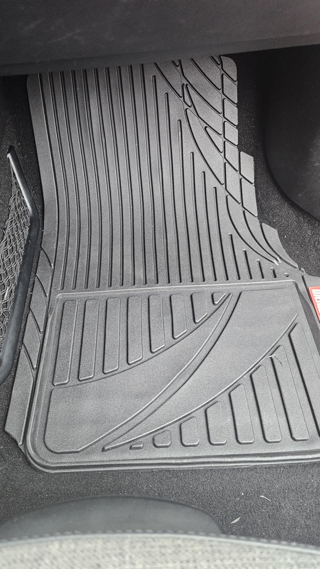 Motor Trend FlexTough Advanced Heavy Duty Black Rubber Car Floor Mats & Cargo Liner for SUV & Car Full Set - Universal Trim to Fit All Weather Automotive Floor Mat & Cargo Liners for SUV, Car, & Van customer photo 2