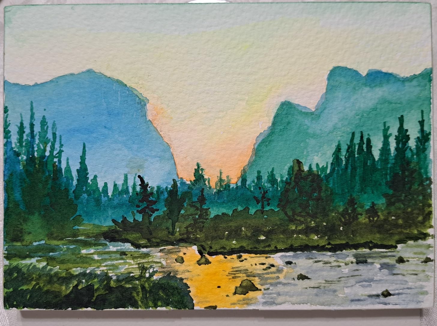 Mungyo Professional Half Pan Size Water Colors Set in Tin Case/Integral Mixing Palette in The lid (48 Colors) customer photo 1