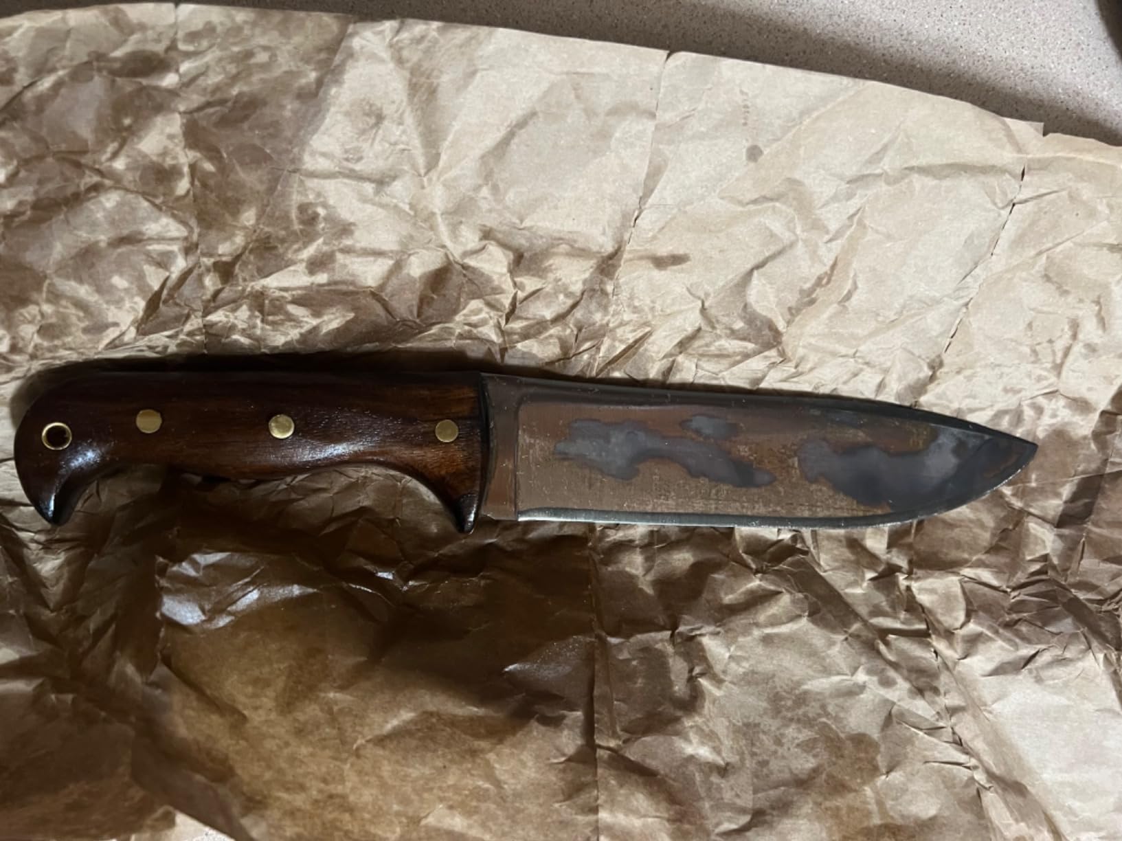 Condor Tool & Knife Large Huron Bushcraft Knife - 1095 High-Carbon Steel Blade - Full-Tang Construction - Ergonomic Walnut Handle - Handcrafted Leather Sheath - Ideal for Bushcraft, Camping & Survival customer photo 2