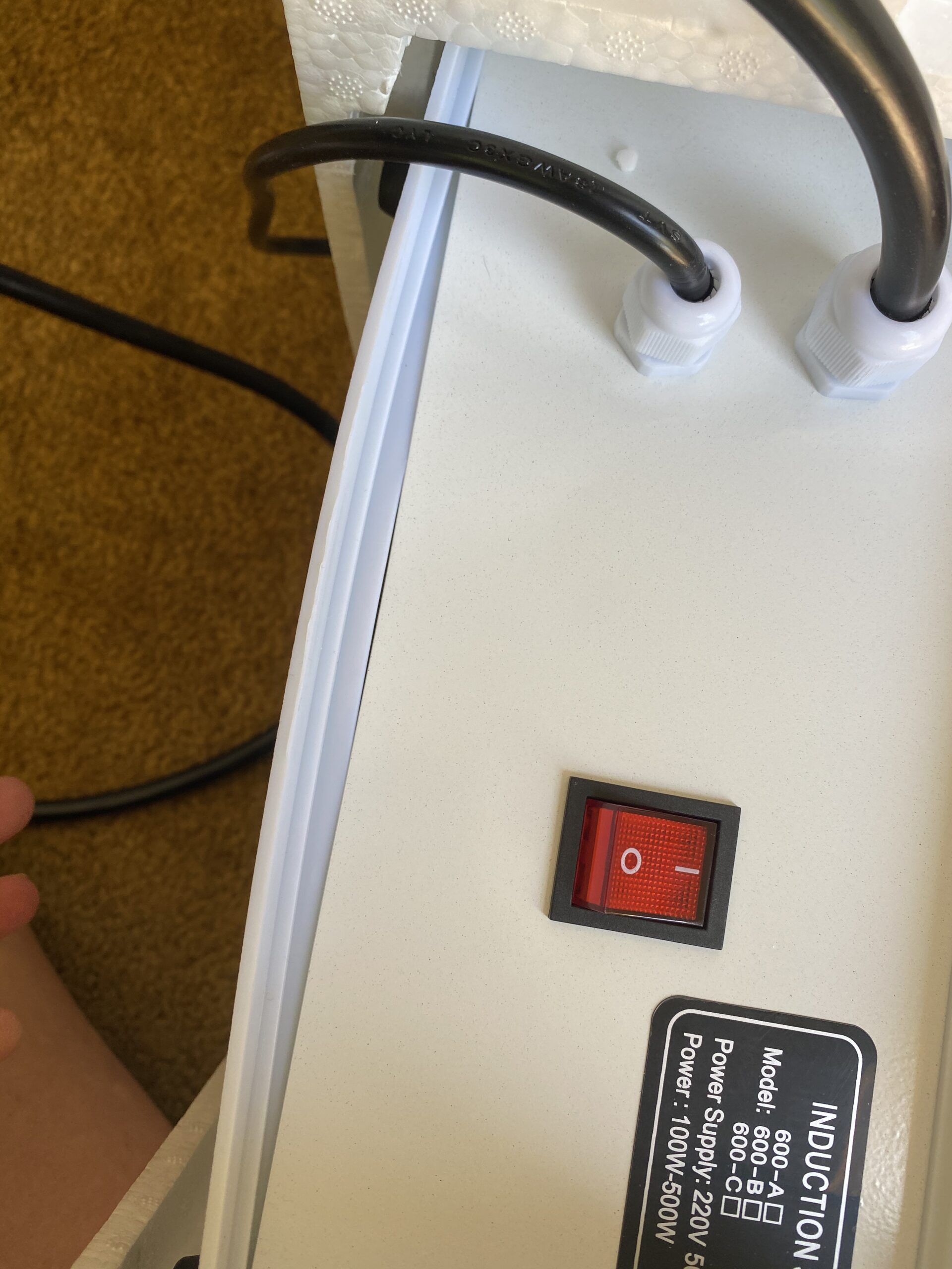 Portable Handheld Induction Sealer 20mm-130mm 110V Induction Sealing Machine White Bottle Cap Sealing Machine customer photo 1
