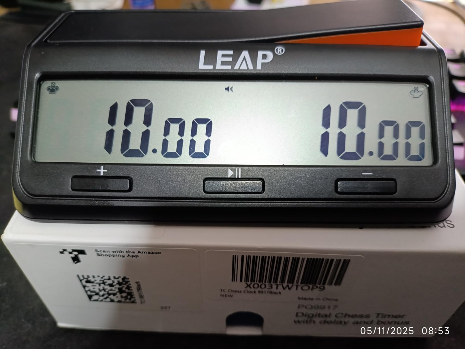 LEAP Chess Clock Digital Timer Advanced for Game and Chess Timer with Large Screen Bonus & Delay Count Down up Alarm customer photo 1