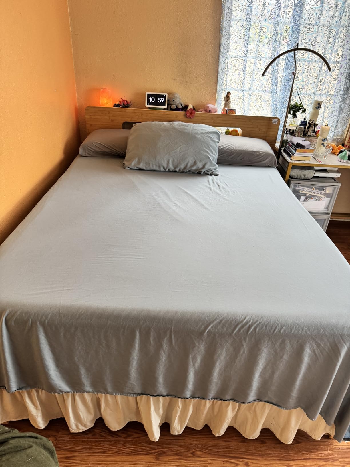 Bedsure Queen Sheet Set, Cooling Sheets for Queen Size Bed, Rayon Derived from Bamboo customer photo 1