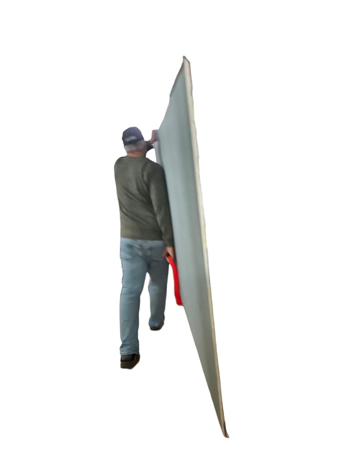 Skelang 2 Pcs Drywall Carrier, Lift and Carry Panel Mover, ABS Plastic Panel Carrier Tool, Drywall Carrying Handle with 176lbs Load Bearing, Fit to Plywood, Glass Board, Plasterboard customer photo 1