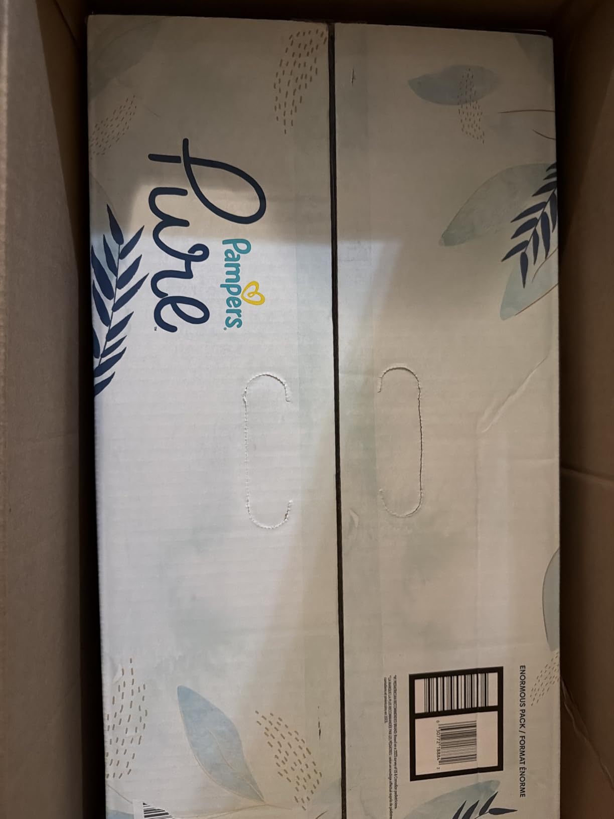 Pampers Pure Baby Diapers, Size 3 (16-28 lbs), 116, Up to 100% Leakproof, Premium Hypoallergenic Soft Diapers customer photo 1