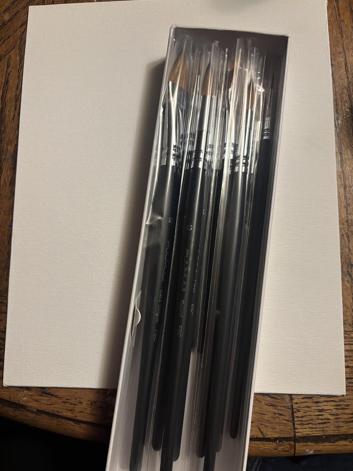 Sable Watercolor Brushes 9pcs Professional Superior Kolinsky Watercolor Paint Brushes for Artists Round Pointed Oval Wash for Watercolor Acrylics Gouache Inks Painting customer photo 1