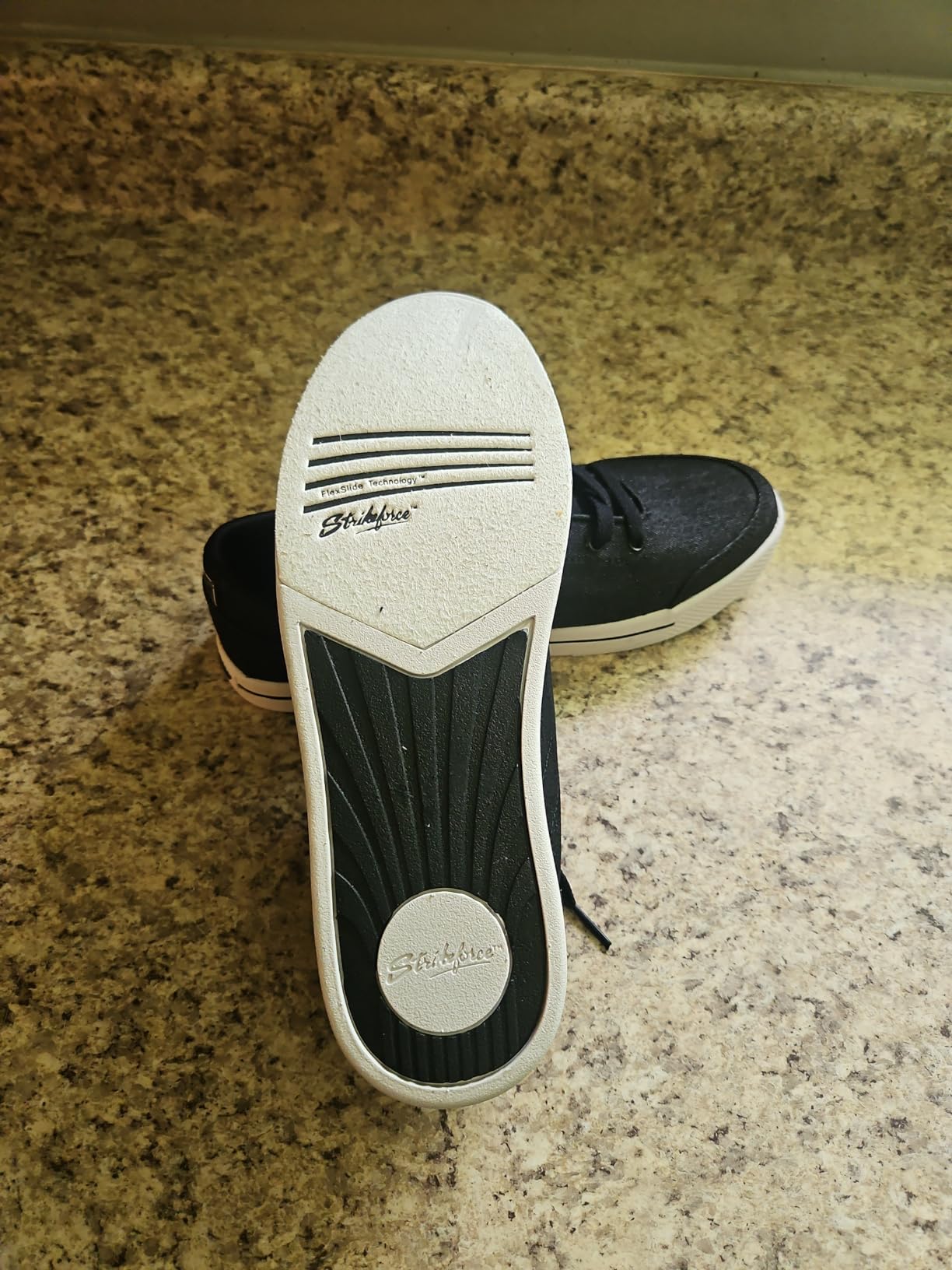Strikeforce Laguna Black/Denim Women's Bowling Shoe with FlexSlide Technology for Right or Left Handed Bowlers customer photo 1