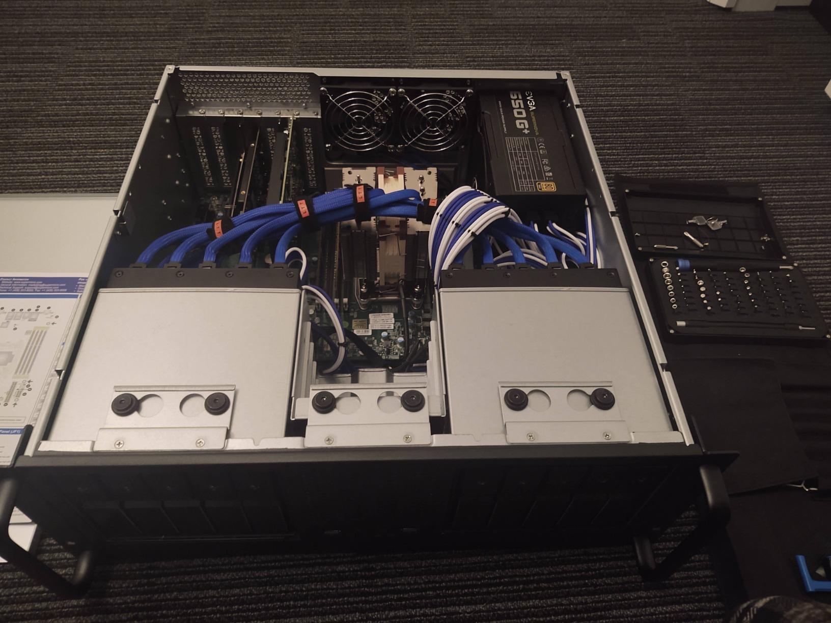 Silverstone Technology RM41-H08 4U Rackmount Server Case with 5 x 3.5 Hot-Swappable Bay and 3 x 5.25 Bays with USB 3.1 Gen 1 (SST-RM41-H08) customer photo 2