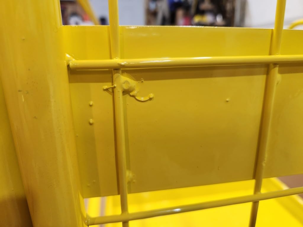 KUAFU Heavy Duty Steel Forklift Safety Cage - 36x36 Foldable Work Platform, 1200 LBS Load Capacity customer photo 1