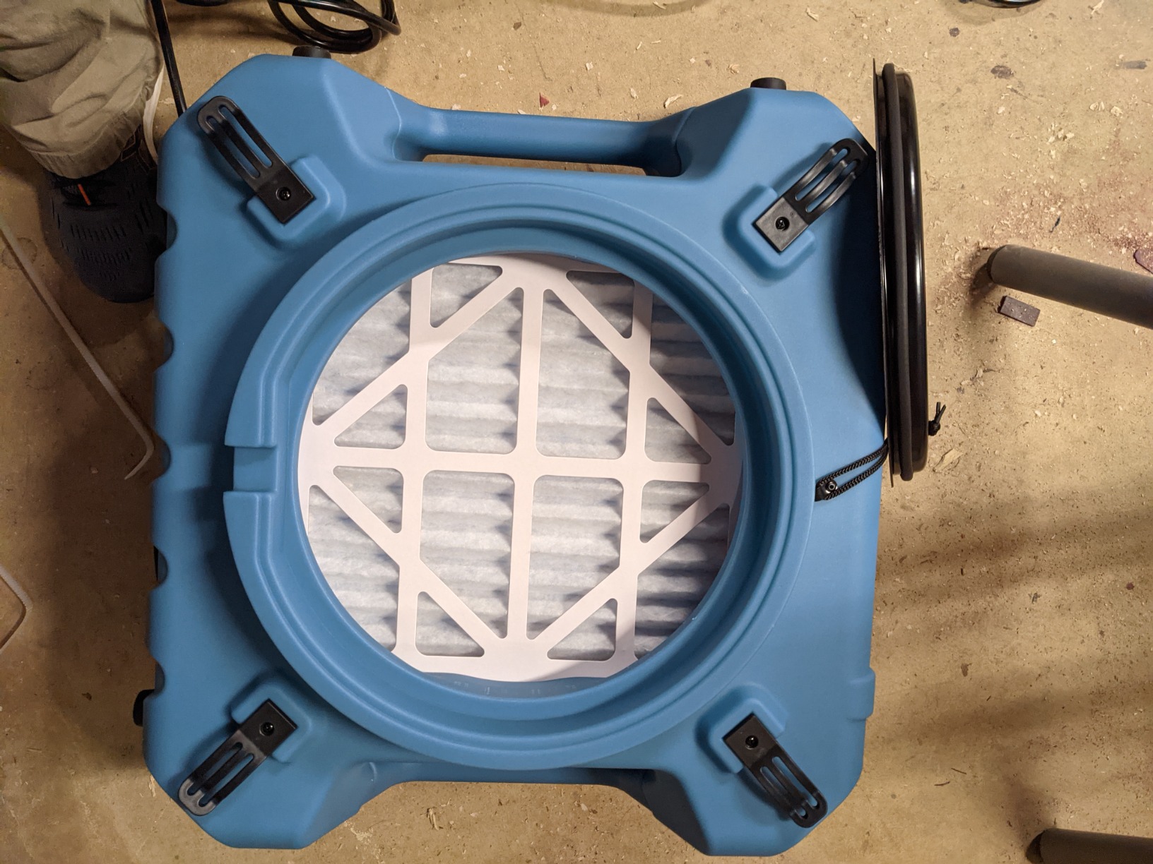 ALORAIR PureAiro HEPA Pro 870 Air Scrubber | UV-C Light Sterilization | 3-Stage Filtration Negative Machine Air Scrubber| Professional Water Damage Restoration for Air Cleaner | up to 550 CFM customer photo 2