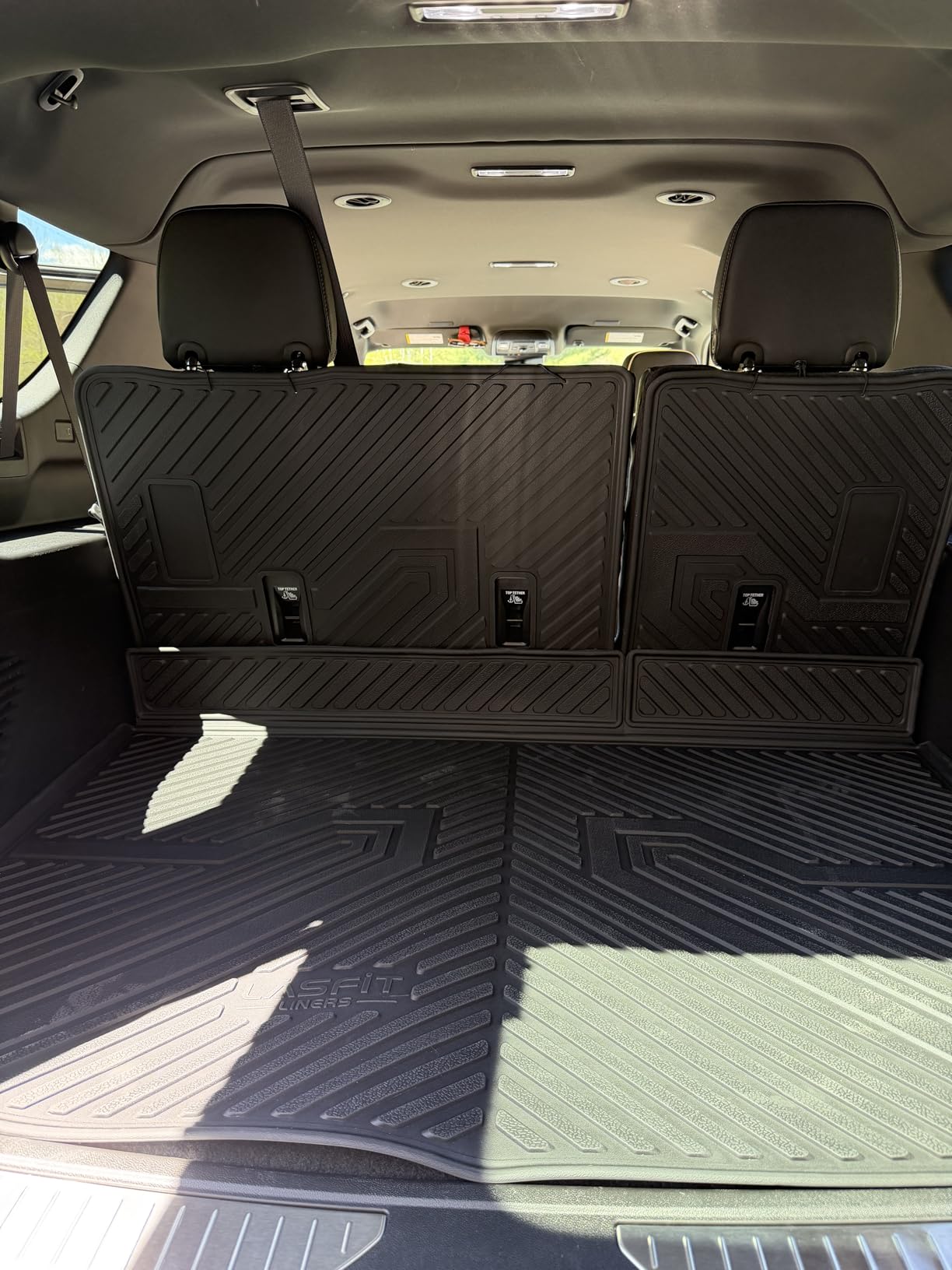 LASFIT Floor Mats 2019-2026 for Chevy Silverado/GMC Sierra 1500, 2020-2026 for 2500 HD/3500 HD, Crew Cab & Bucket Seat Only (Fit with Rear Under-Seat Storage Box, Not Fit 2nd Row Plastic Box), Black customer photo 1