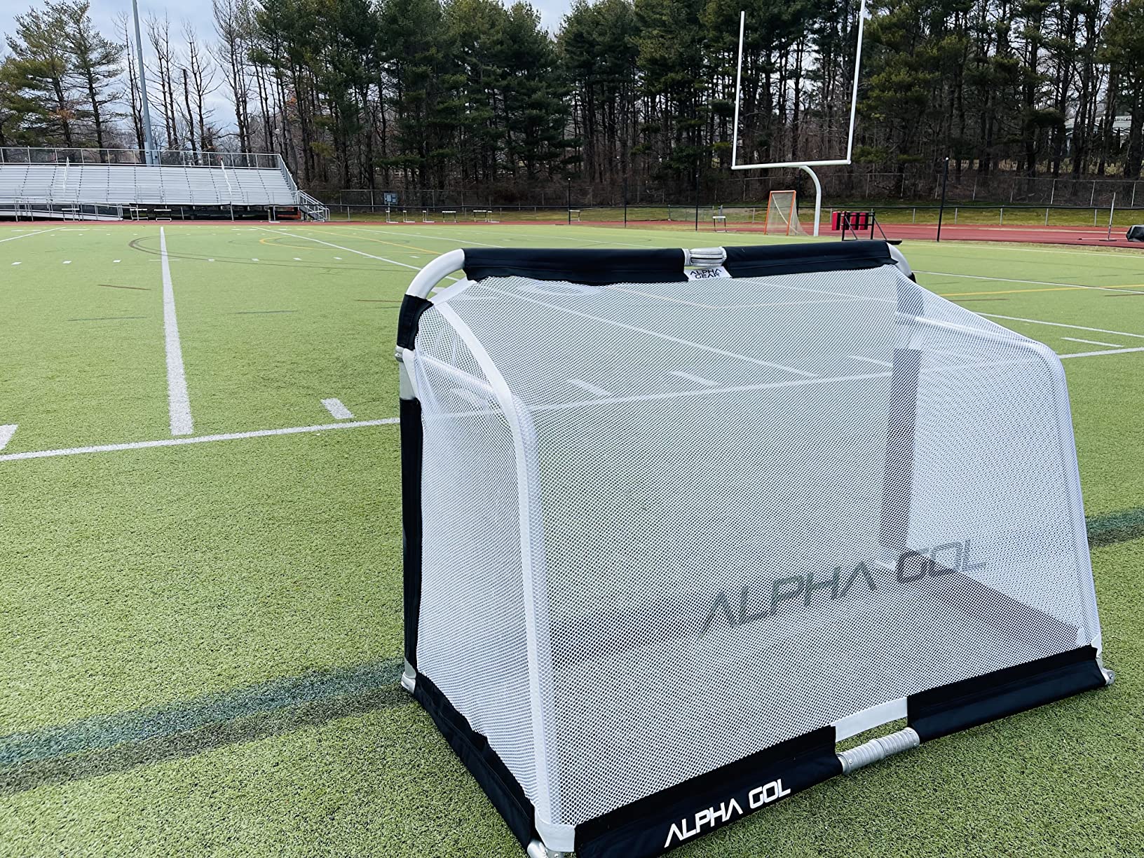 Alpha Goal - The Original All Aluminum Folding Goal with Carry Bag. Pro Grade Quick Folding Aluminum Folding Goal Bag inlcluded. Sizes 4'x2.5', 5'x3', 6'x4'. customer photo 1