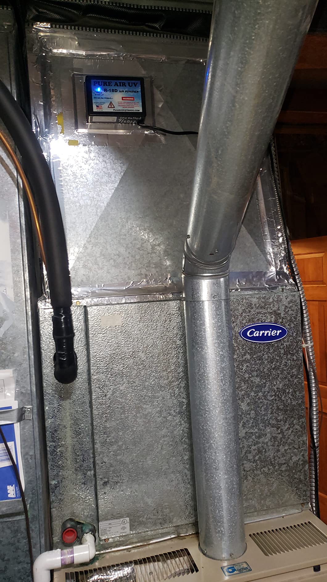 Original Pure Air UV Dual Light Bulbs Air Purifier Whole House UV UVC Light in Duct for HVAC AC (Air Conditioning) customer photo 1
