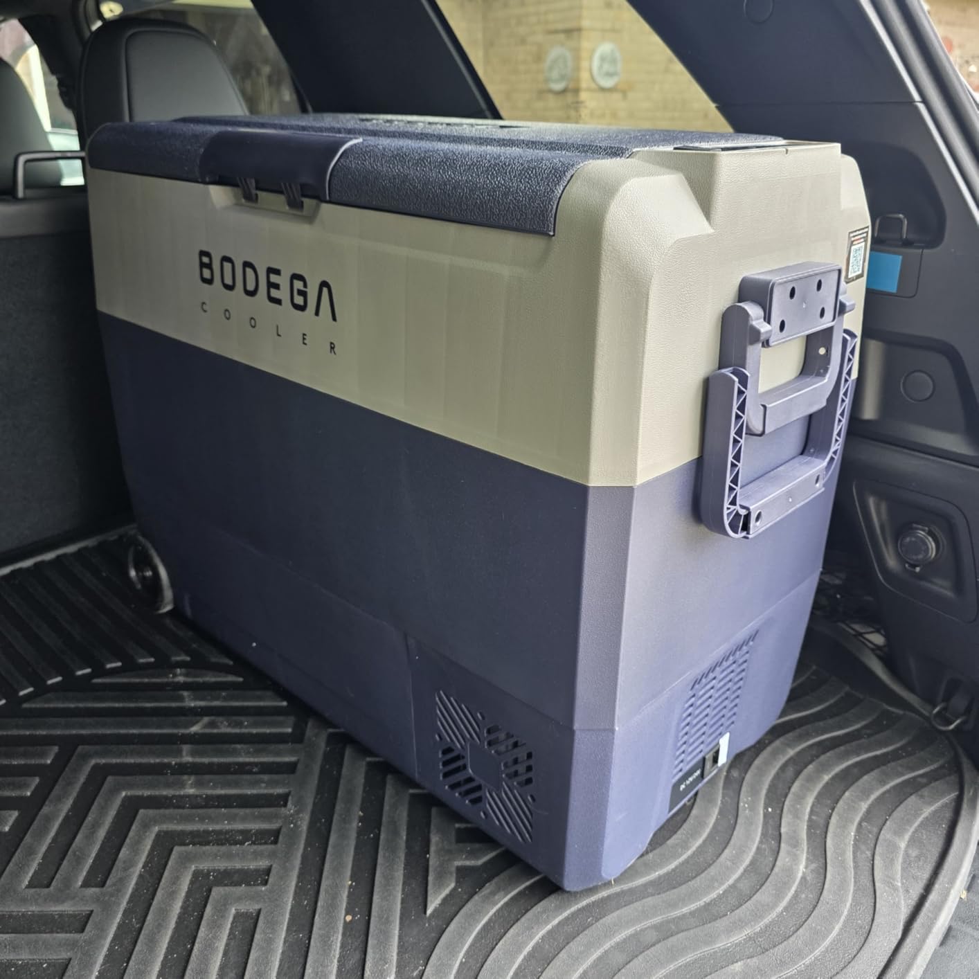 BODEGACOOLER 12 Volt Portable Refrigerator,53 Quart Car Fridge Dual Zone -4℉-68℉,50L Car Freezer APP Control,Electric Compressor Cooler 12/24V DC and 100-240V AC for RV,Camping,Travel,Truck,Vehicles customer photo 1