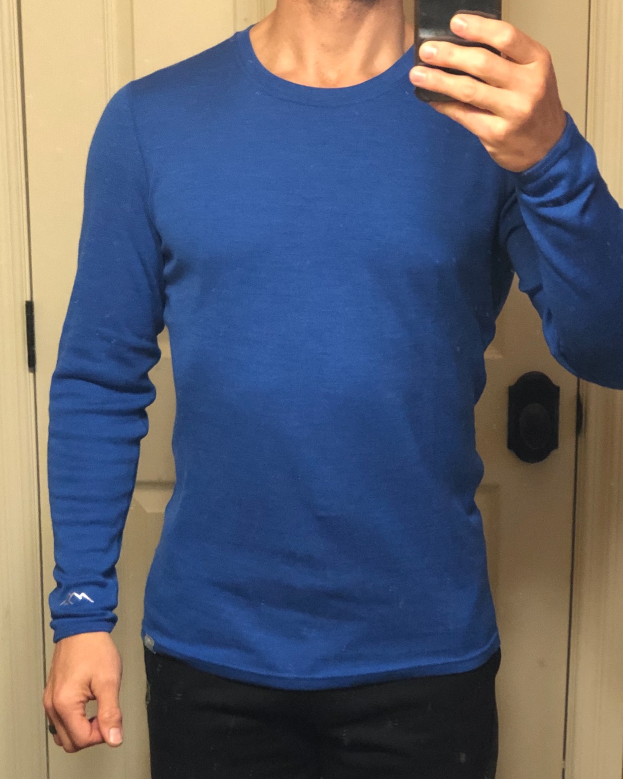 Merino.tech Merino Wool Base Layer - Mens 100% Merino Wool Long Sleeve Thermal Shirts Heavyweight, Midweight, Lite with Socks customer photo 2