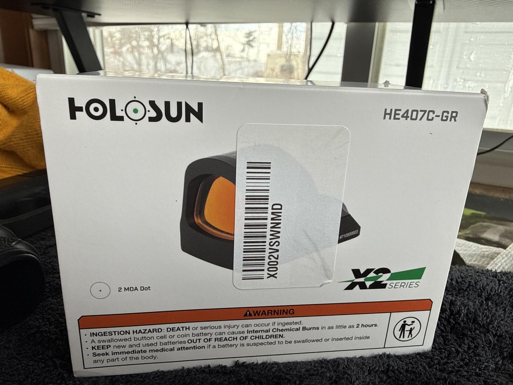 HOLOSUN 407C/507C-X2 Series, 2 MOA Dot, 32 MOA Circle Dot Options, 7075 Aluminum, Open, Solar, Shake Awake, RMR Footprint (Red, Green Reticle) (Black, Burnt Bronze) customer photo 2