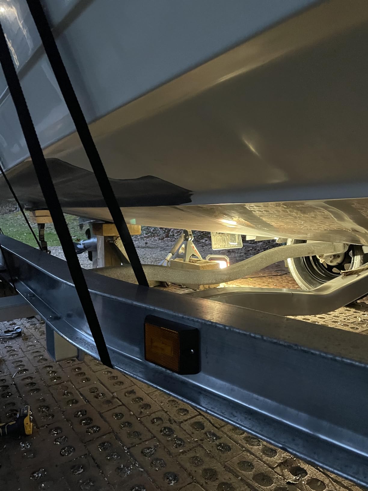 HECASA Aluminum Boat Trailer Crossmember Square Tube V-Bend Crossbar 3 x 3 x 71.5 customer photo 1