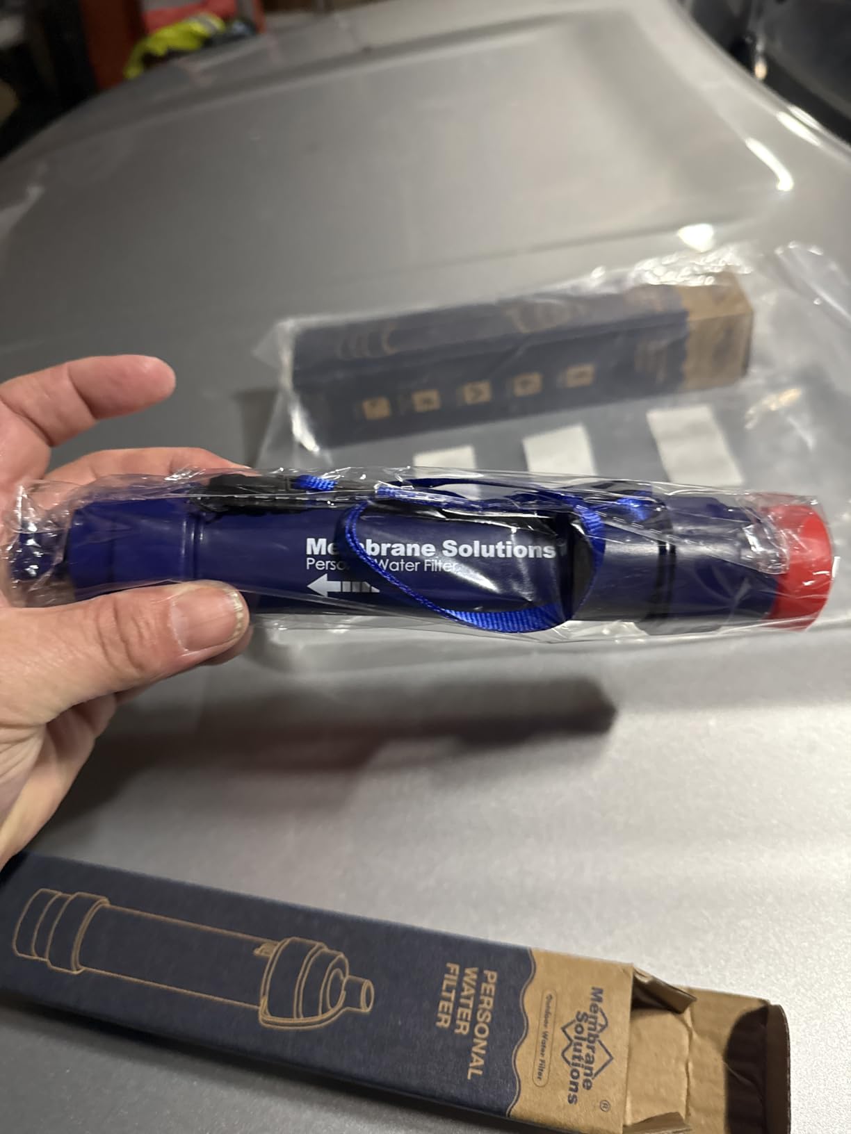 Membrane Solutions Water Filter Straw S2, NSF/ANSI 42&372&401 Certified, 4-Stage 0.1 μm Portable Water Purifier with Replaceable Filter, 5,000L Capacity for Camping, Hiking, Survival and Emergency- 4P customer photo 1