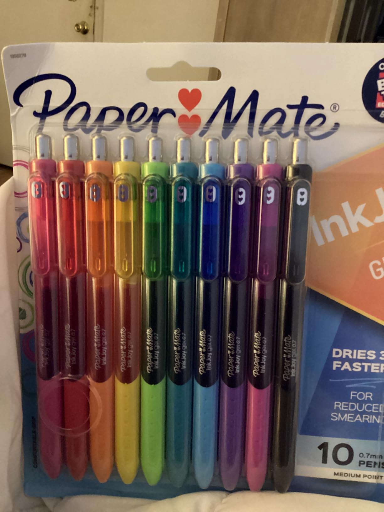 Paper Mate InkJoy Gel Pens, Retractable, Medium Point (0.7 mm), 36 Count - Office Supplies, Smooth, Colorful Ink customer photo 2
