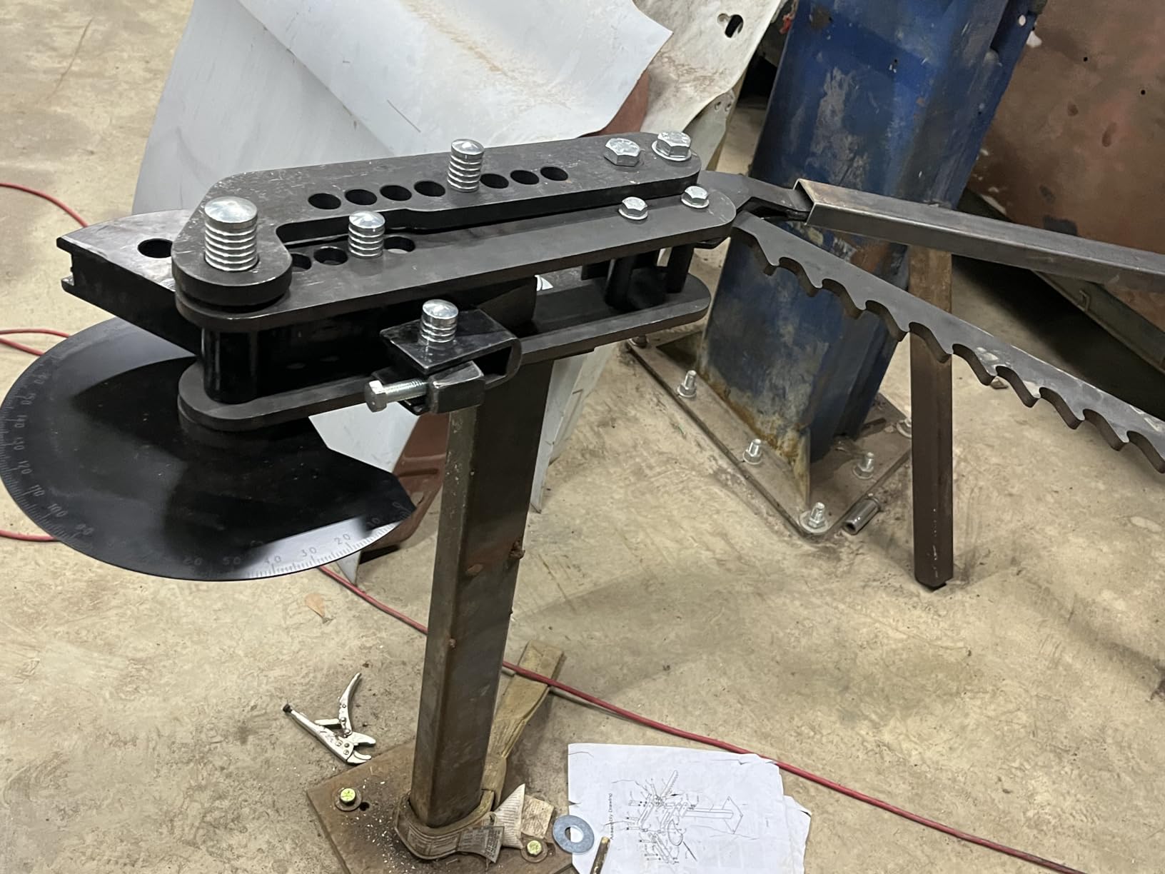 ECOTRIC Tube and Pipe Bender Black Oxide Coating Steel Manual Hand Bender | Tubing Tube Bender Pipe Bender Replace for WFB2 customer photo 1