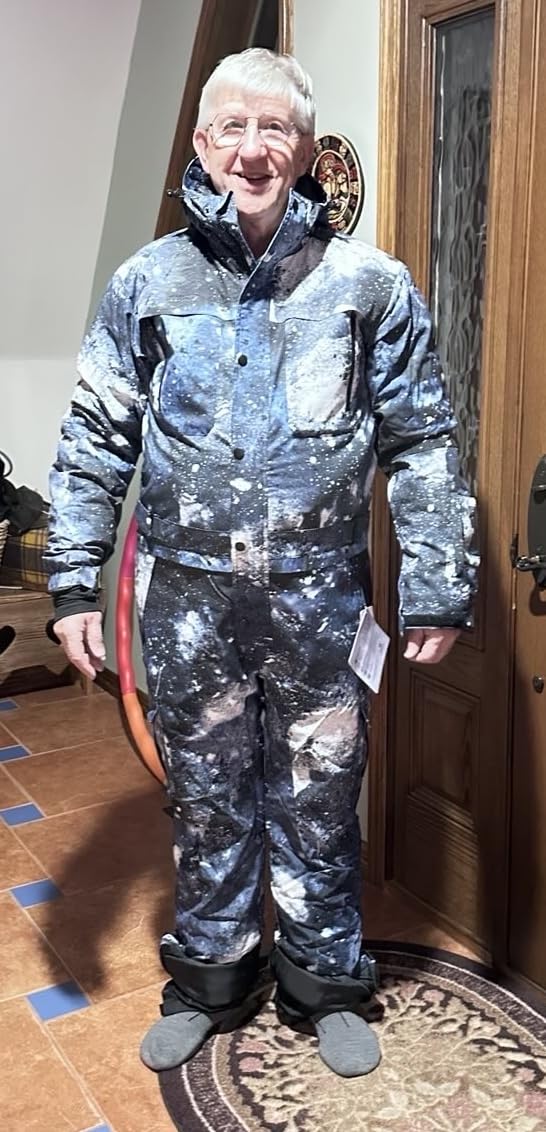 Mens Waterproof One Pieces Snowsuits Winter Ski Suits Snowboard Jumpsuits Jacket for Skiing Outdoor Sports with Hooded customer photo 1