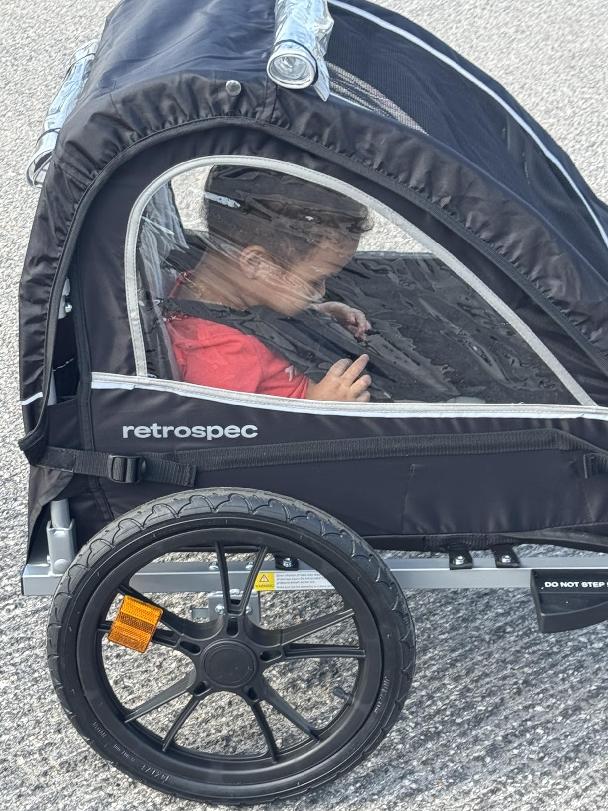 Retrospec Rover Kids Bicycle Trailer Single and Double Passenger customer photo 1