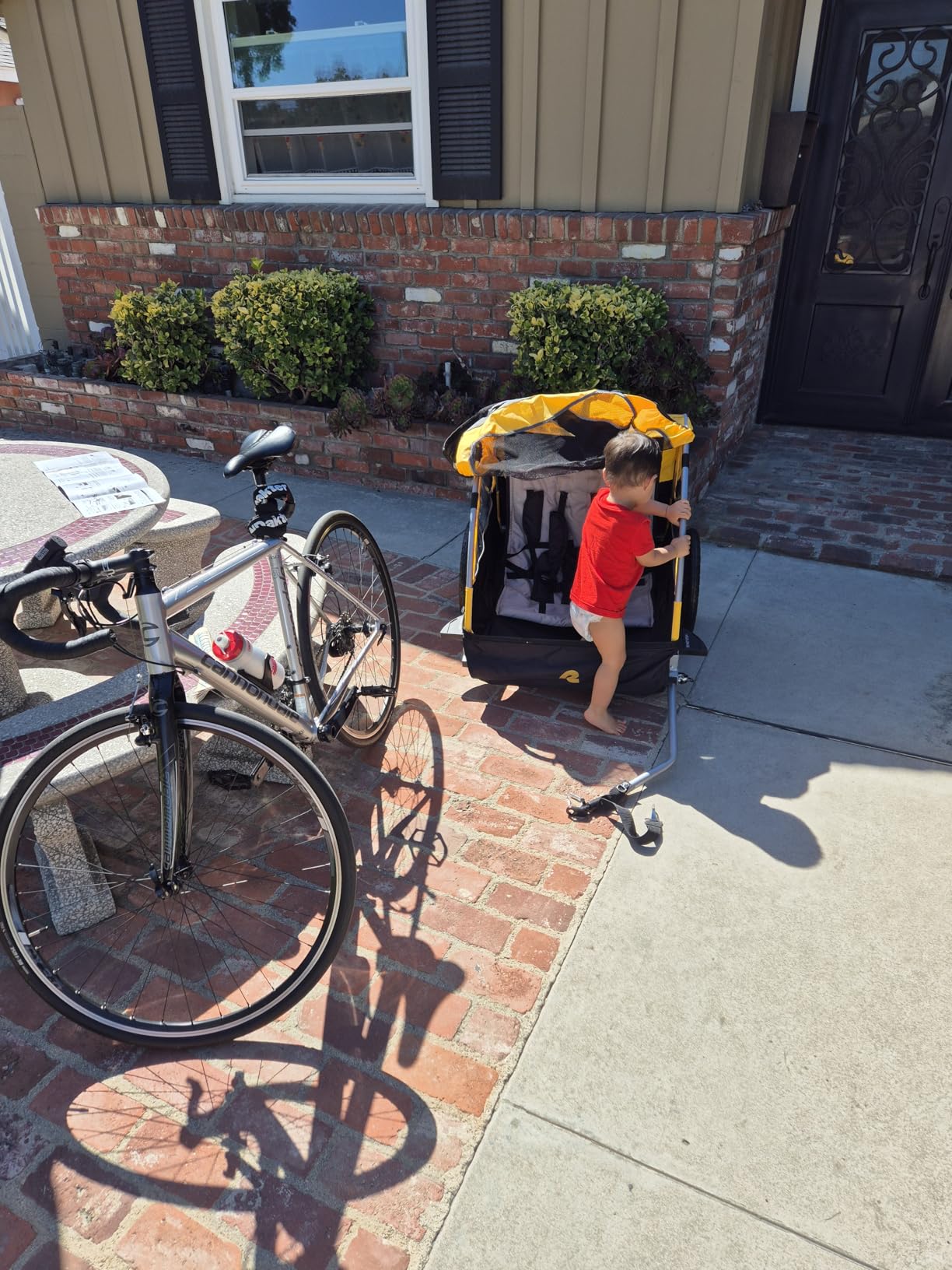 Retrospec Rover Kids Bicycle Trailer Single and Double Passenger customer photo 2