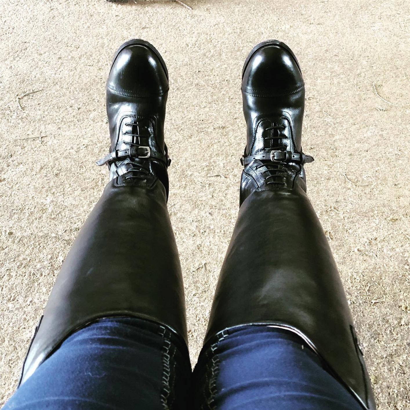 Ovation Women's Flex Plus Genuine Leather Wide Calf Tall Field Boot customer photo 1