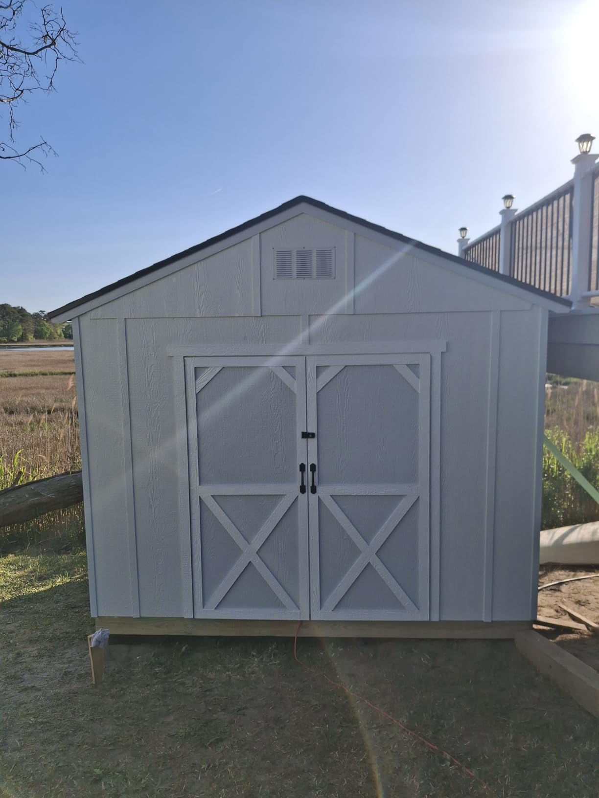 Handy Home Products Rookwood 10x18 Do-It-Yourself Wooden Storage Shed- Does not Include Floor kit, Paint, or Roofing Shingles customer photo 1