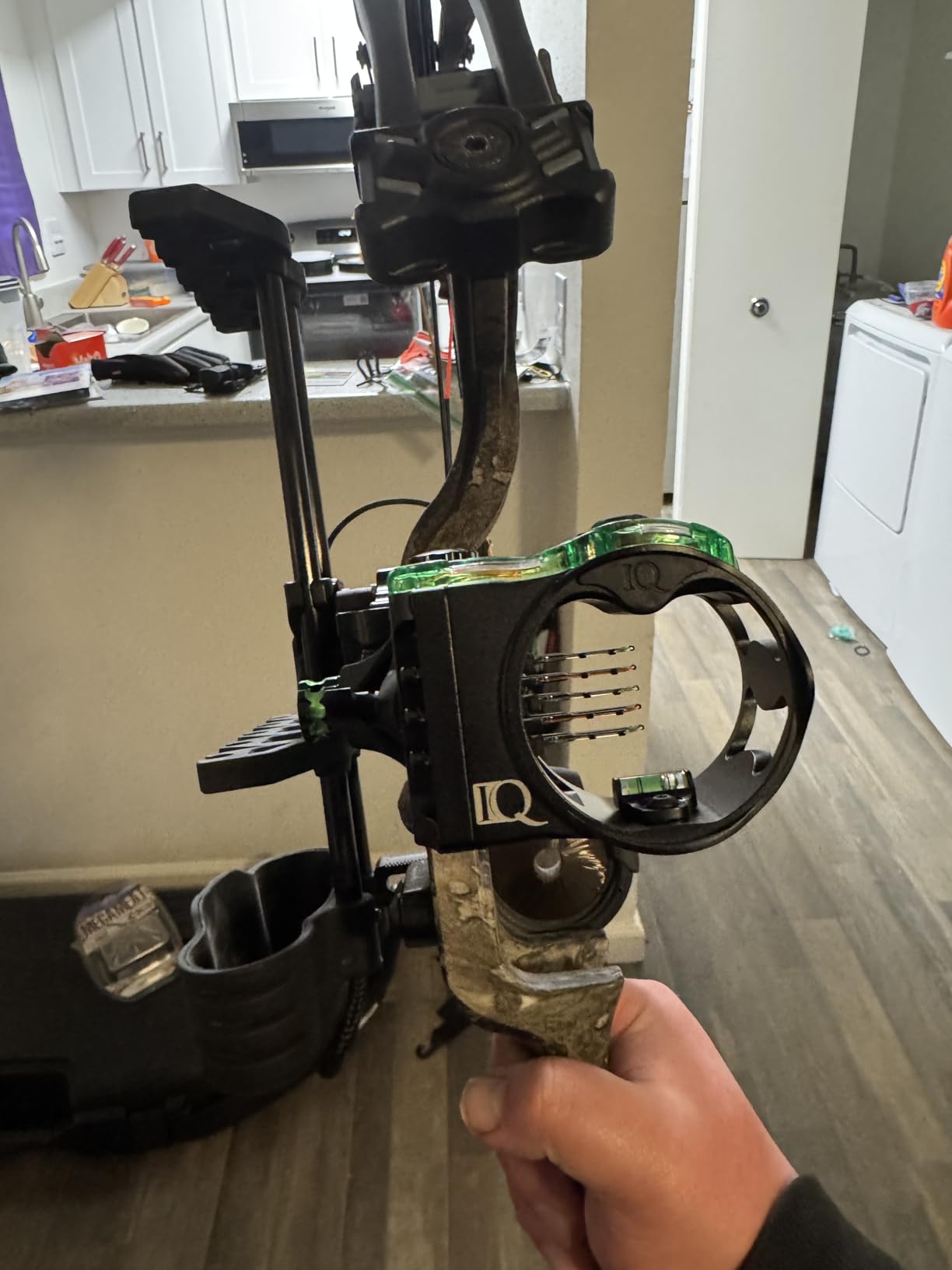 IQ Micro 5-pin Bowsight - New for 2021 - All-aluminum, Patented Retina Lock Alignment Technology, Enhanced Fiber Optic Containment, Tool-free Adjustment, Available in Right & Left Hand customer photo 1