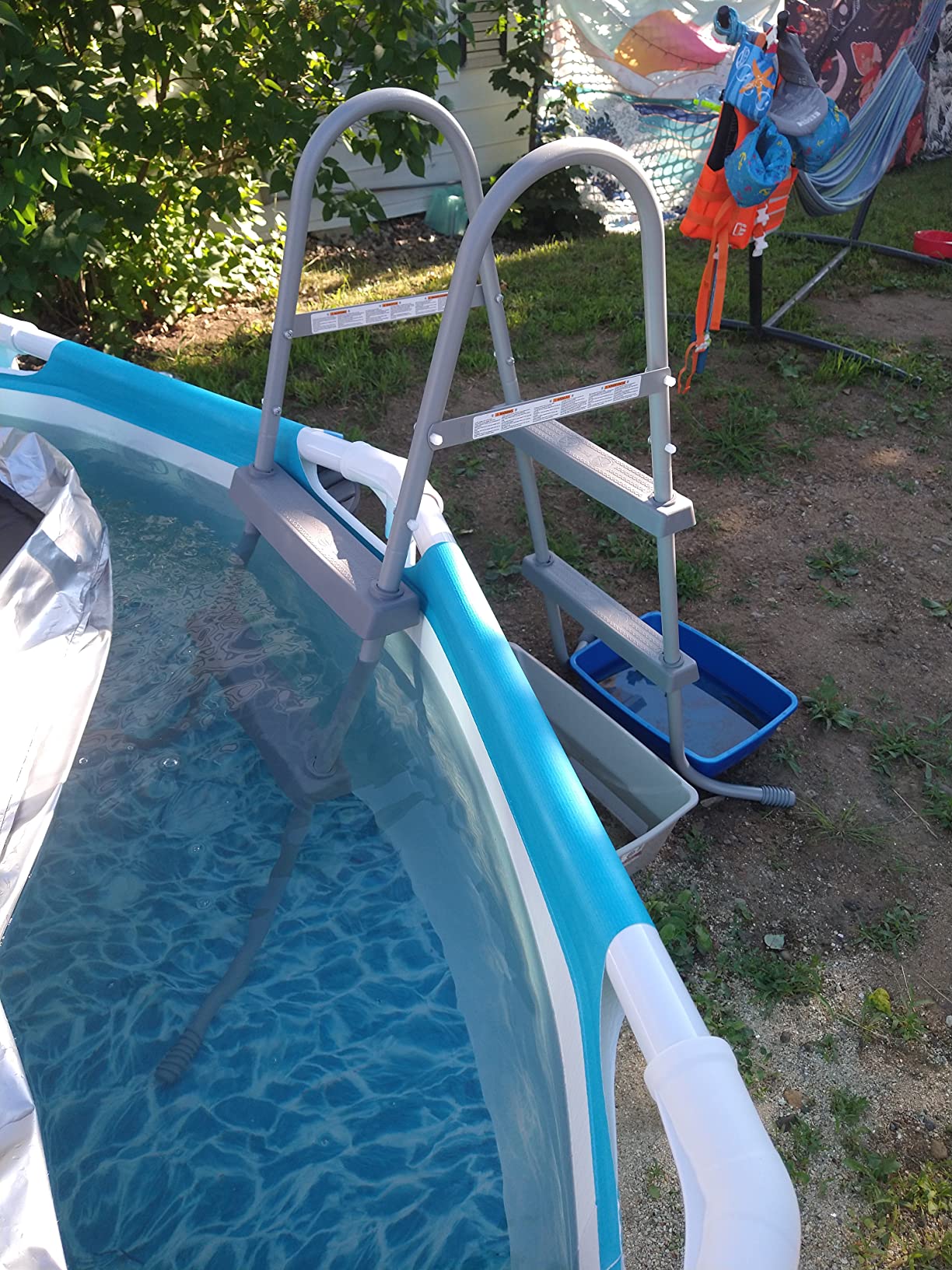 Bestway Flowclear 84 cm Pool Ladder for Above Ground Pools, Grey customer photo 2