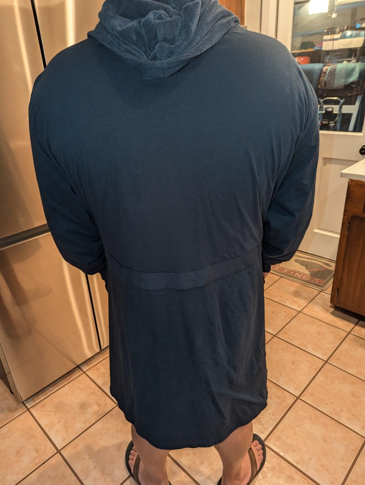 DudeRobe Men's Robe - Hooded TERRY Bath Robe for Men with Pockets | Soft, Comfy Men's Bathrobe from Shark Tank customer photo 1