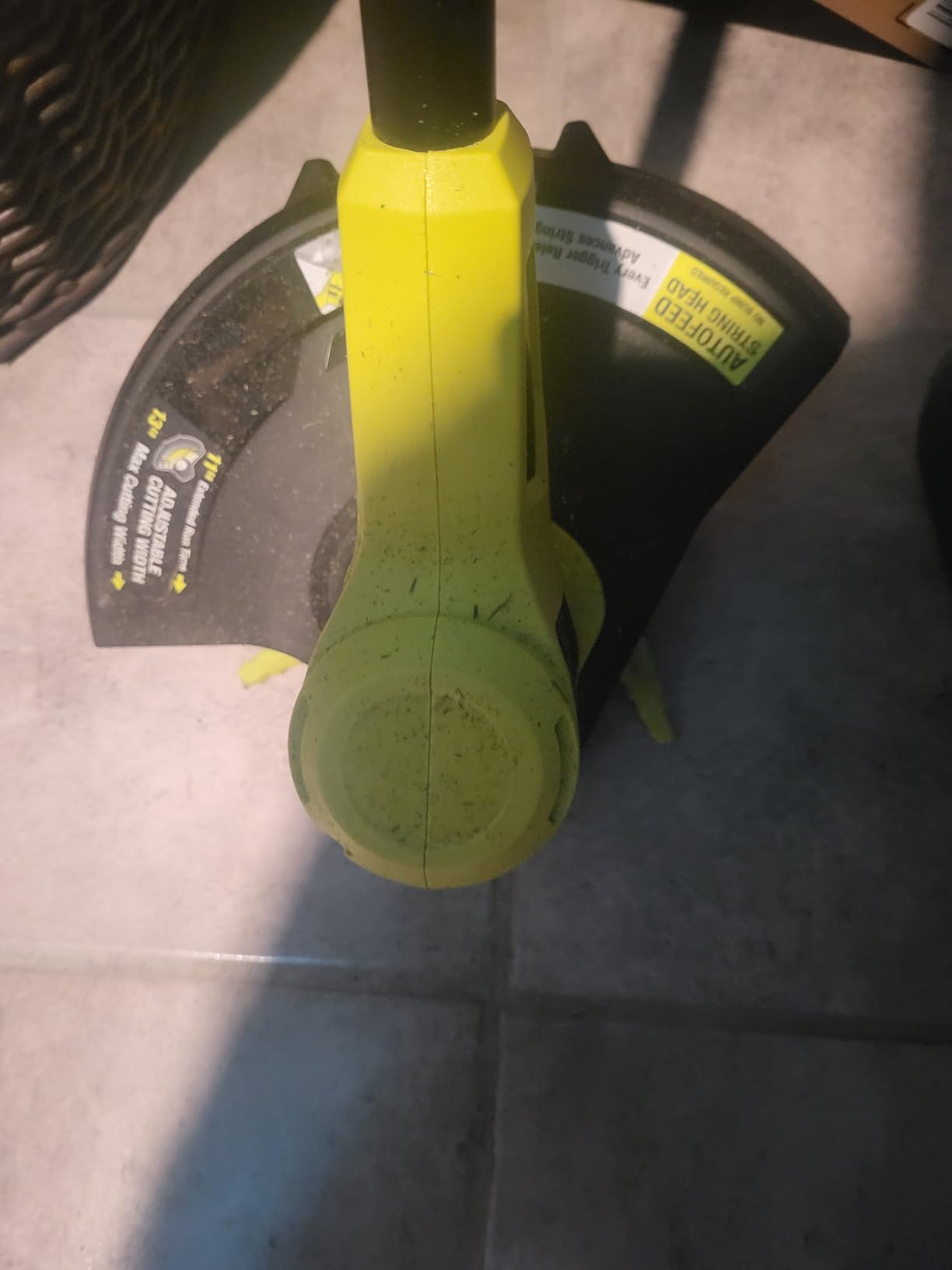 Ryobi ONE+ 18V 13 in. Cordless Battery String Trimmer/Edger - P20014 (Tool Only) customer photo 1