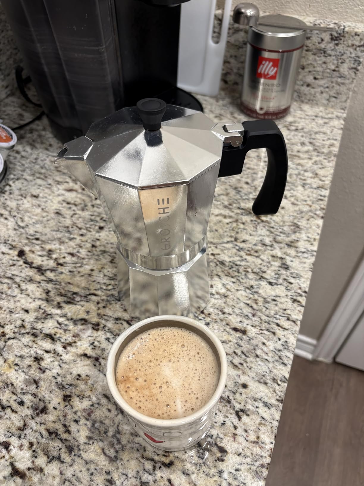 GROSCHE Milano Moka Pot | Stovetop Espresso Percolator & Coffee Maker - Portable, Ideal for Home and Camping customer photo 1