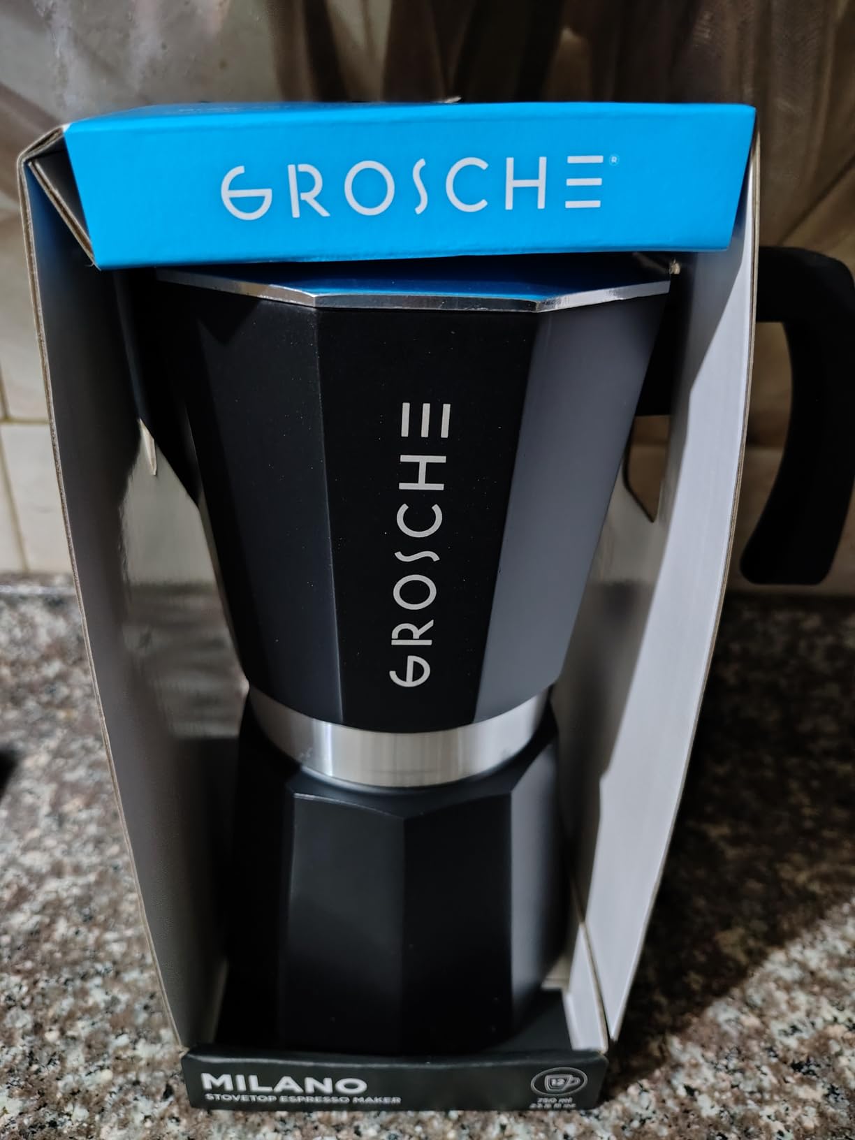 GROSCHE Milano Moka Pot | Stovetop Espresso Percolator & Coffee Maker - Portable, Ideal for Home and Camping customer photo 2