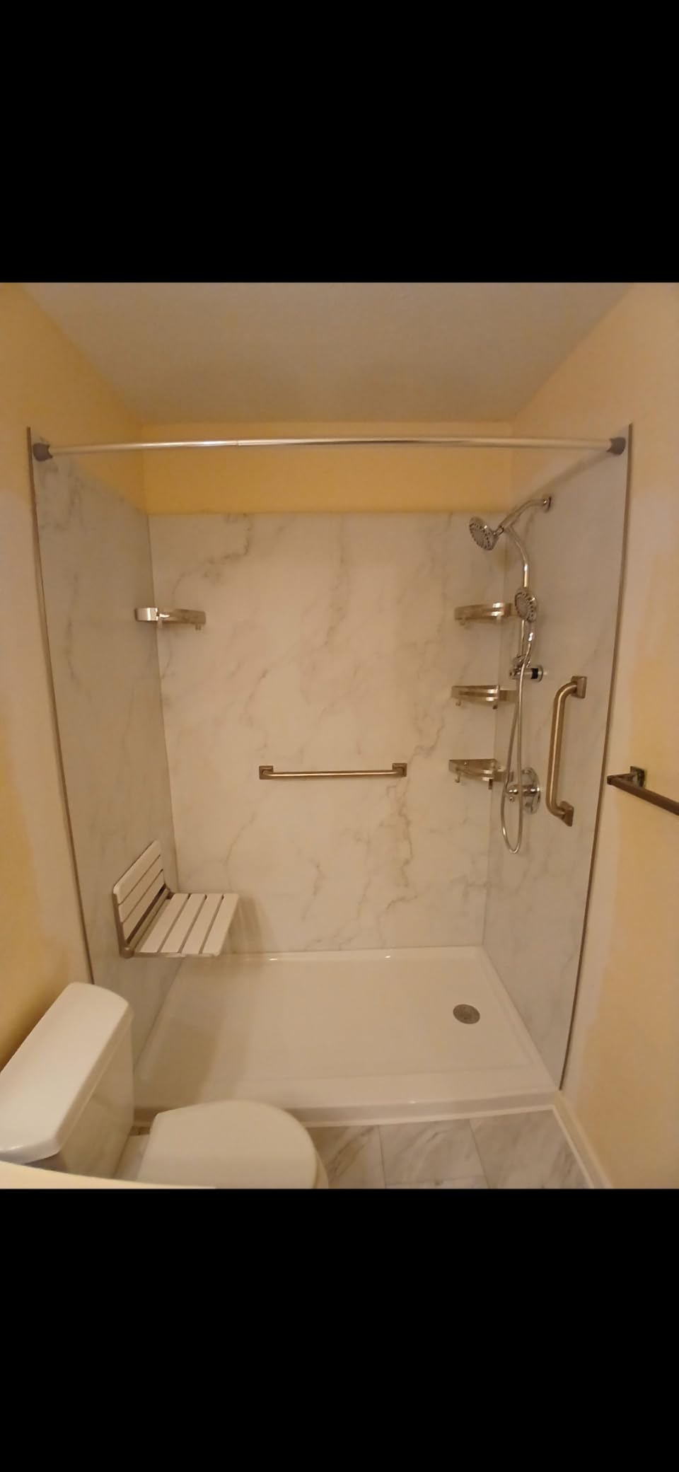 OVE Decors Arroyo Alcove Shower Walls 60 in. x 32 in. x 80 in. in Carrara customer photo 2