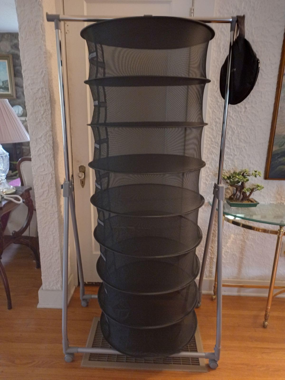 AC Infinity Herb Drying Rack, 6-Layer Hanging Mesh Net for Plants, Seeds, and Buds, 24