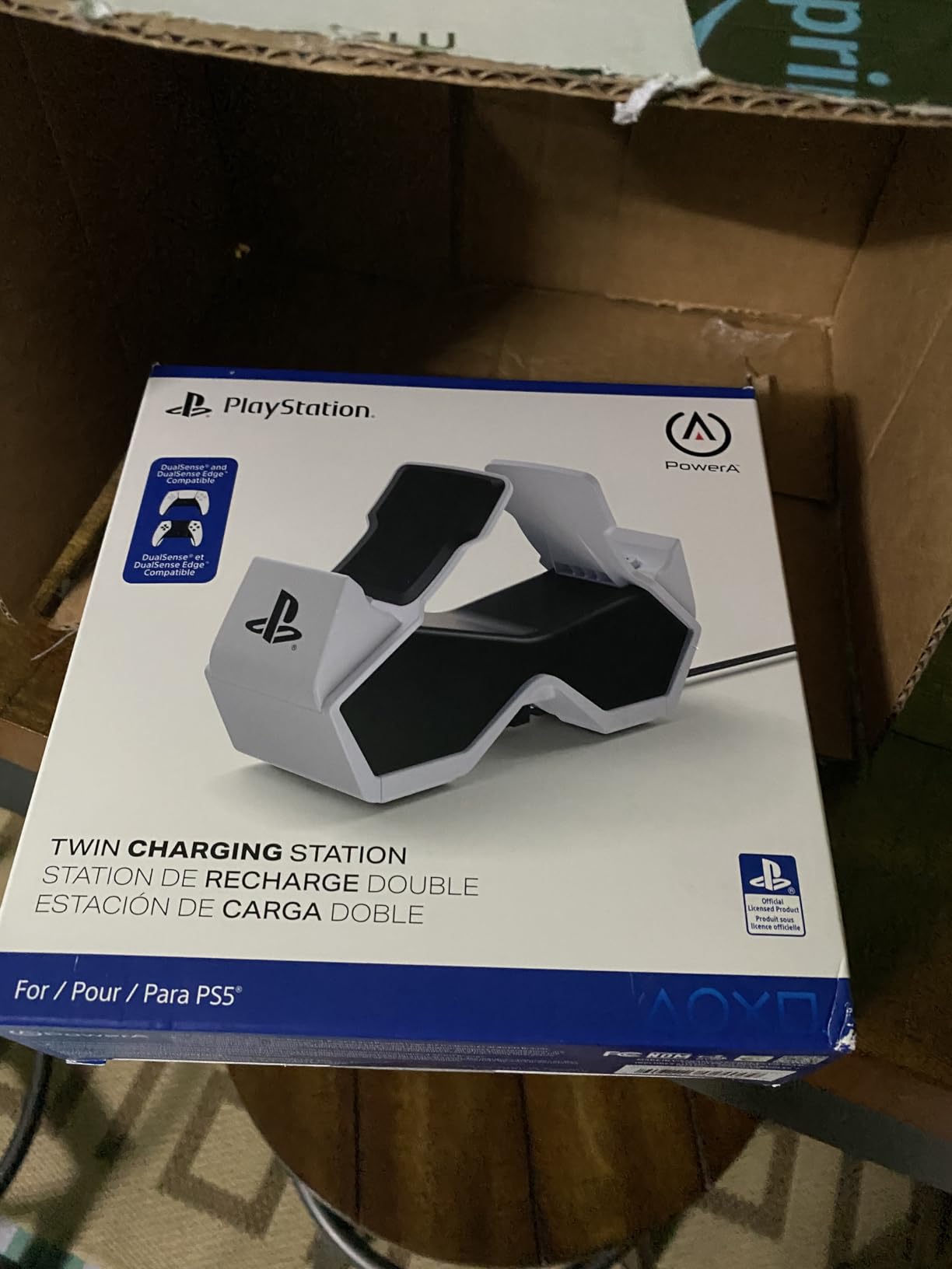 PowerA Twin Charging Station for DualSense Wireless Controllers - Officially Licensed for PS5 customer photo 1