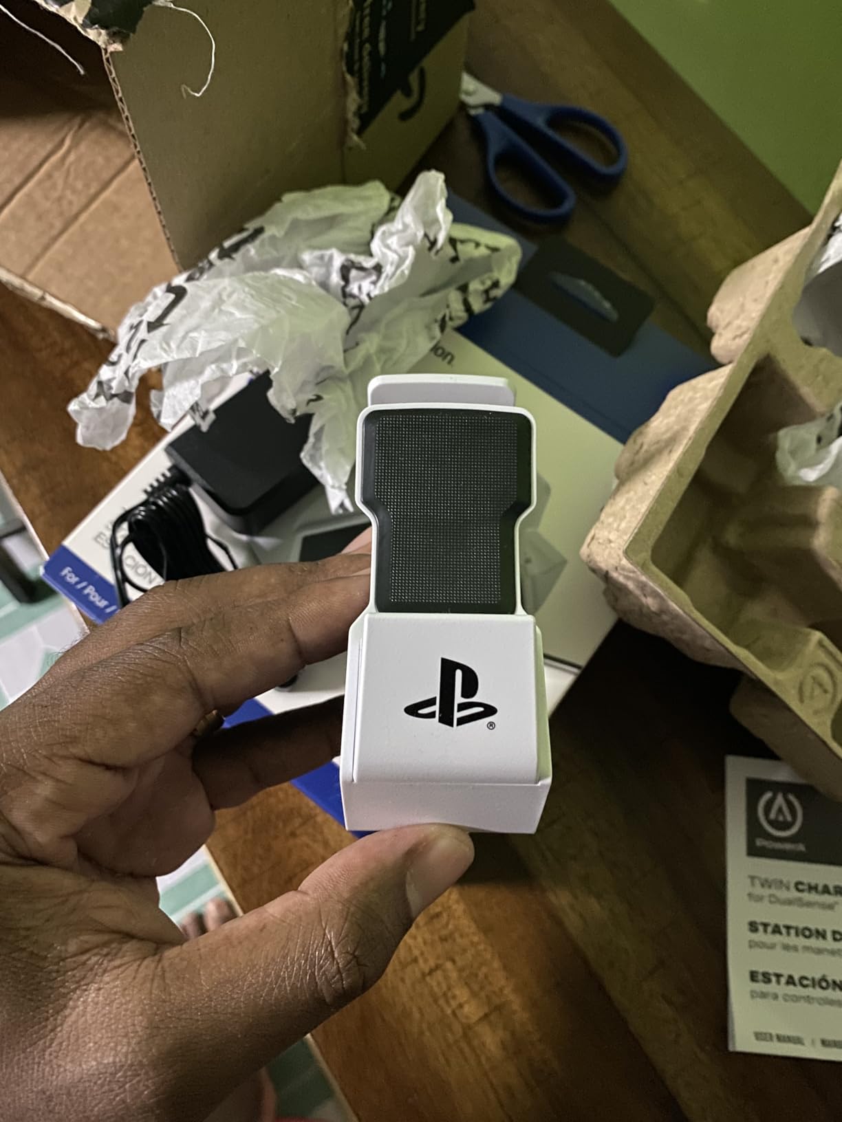 PowerA Twin Charging Station for DualSense Wireless Controllers - Officially Licensed for PS5 customer photo 2