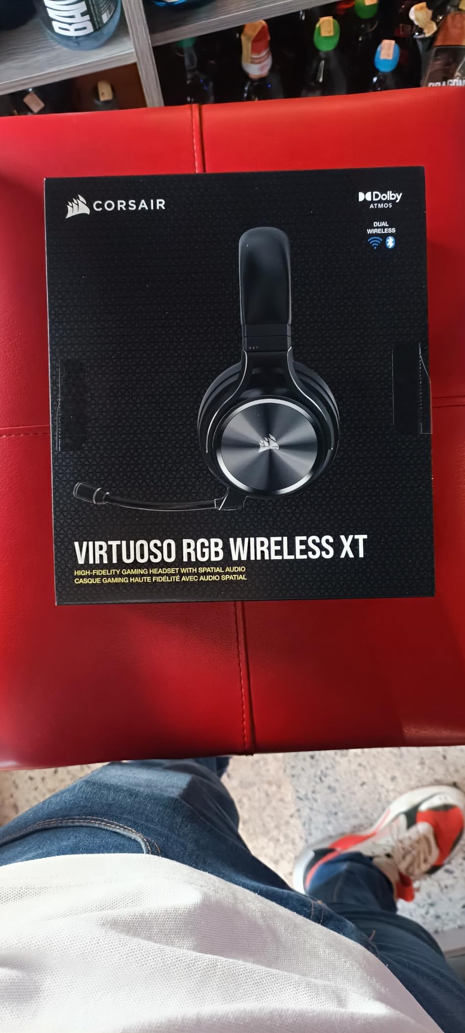 Corsair Virtuoso RGB Wireless XT Multiplatform Gaming Headset with Bluetooth - Dolby Atmos customer photo 2