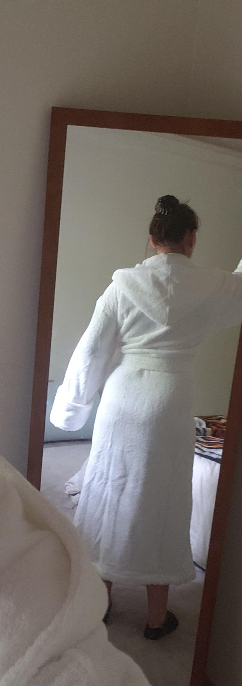 MONARCH Hooded Terry Shawl Collar Unisex Bathrobe - Thick Terrycloth Fabric, Generously Sized Hotel & Spa Robe with Pockets customer photo 2